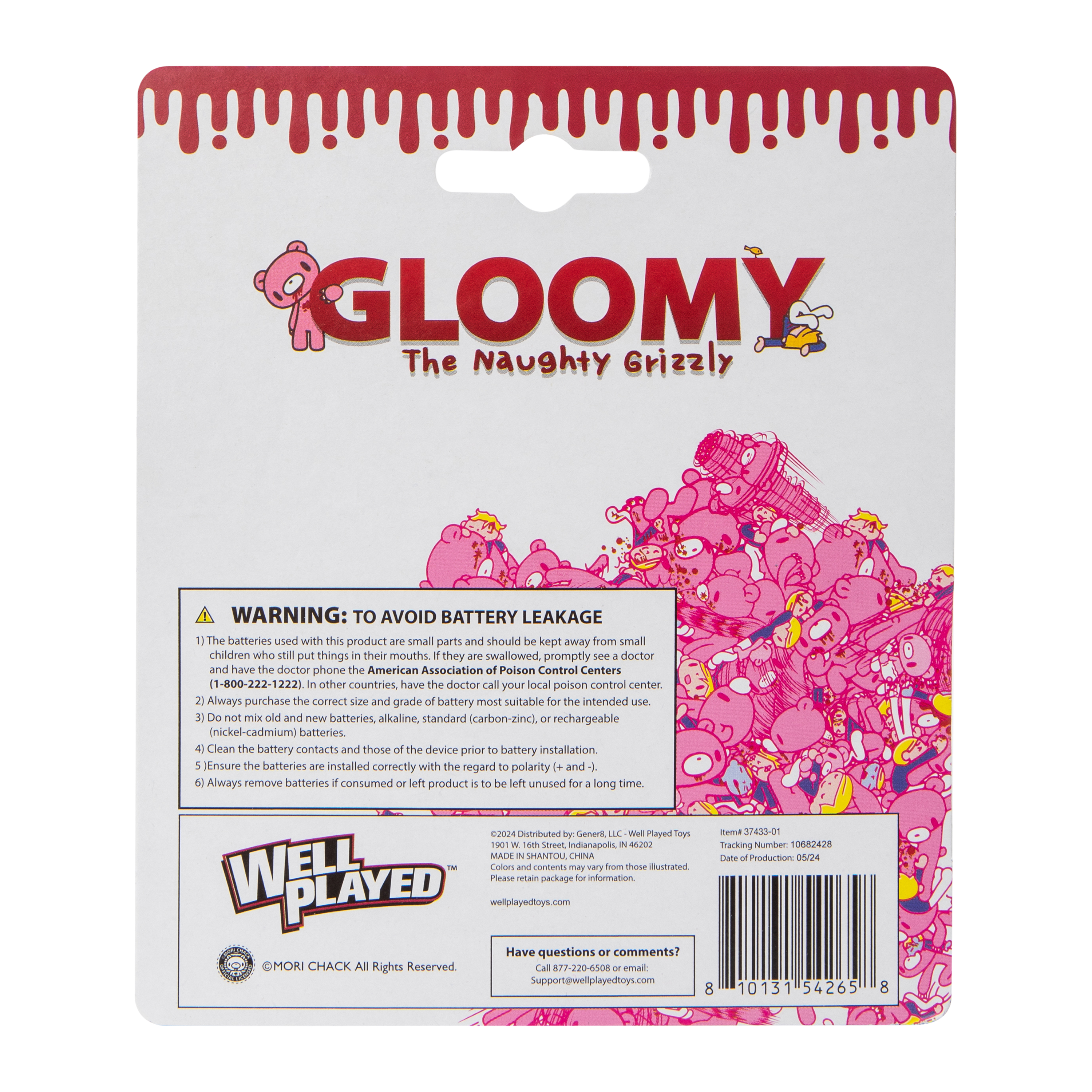 Gloomy The Naughty Grizzly® Light-Up Yo-Yo
