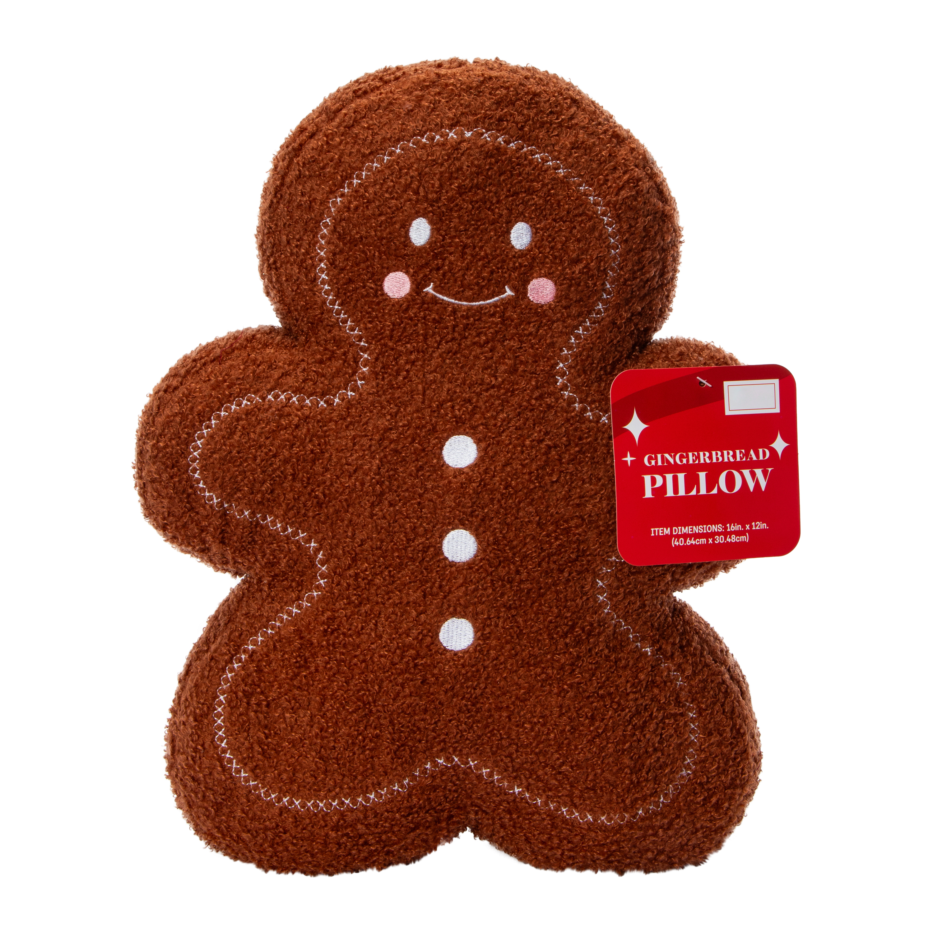 Gingerbread Throw Pillow 12in x 16in