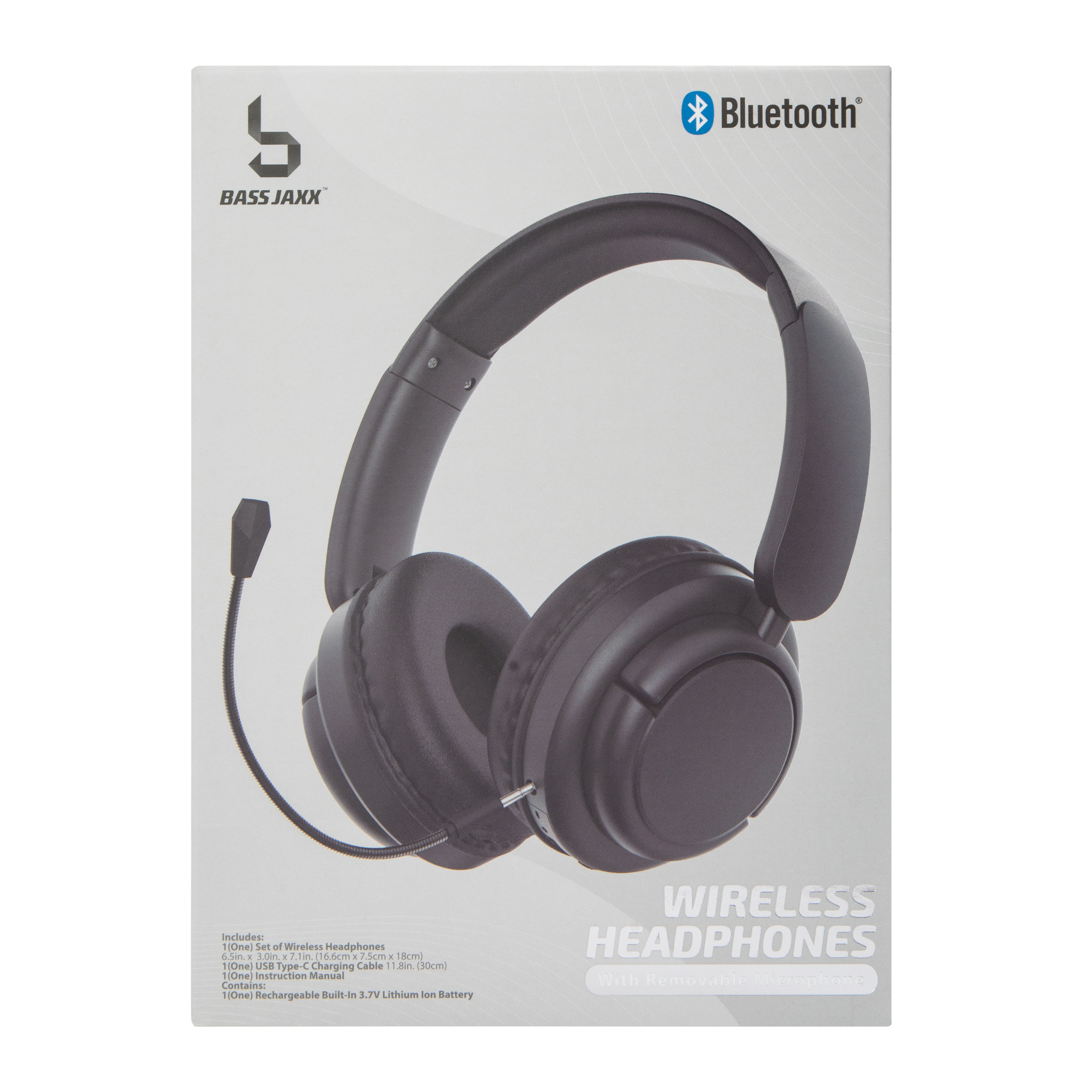 Wireless Headphones With Removable Mic