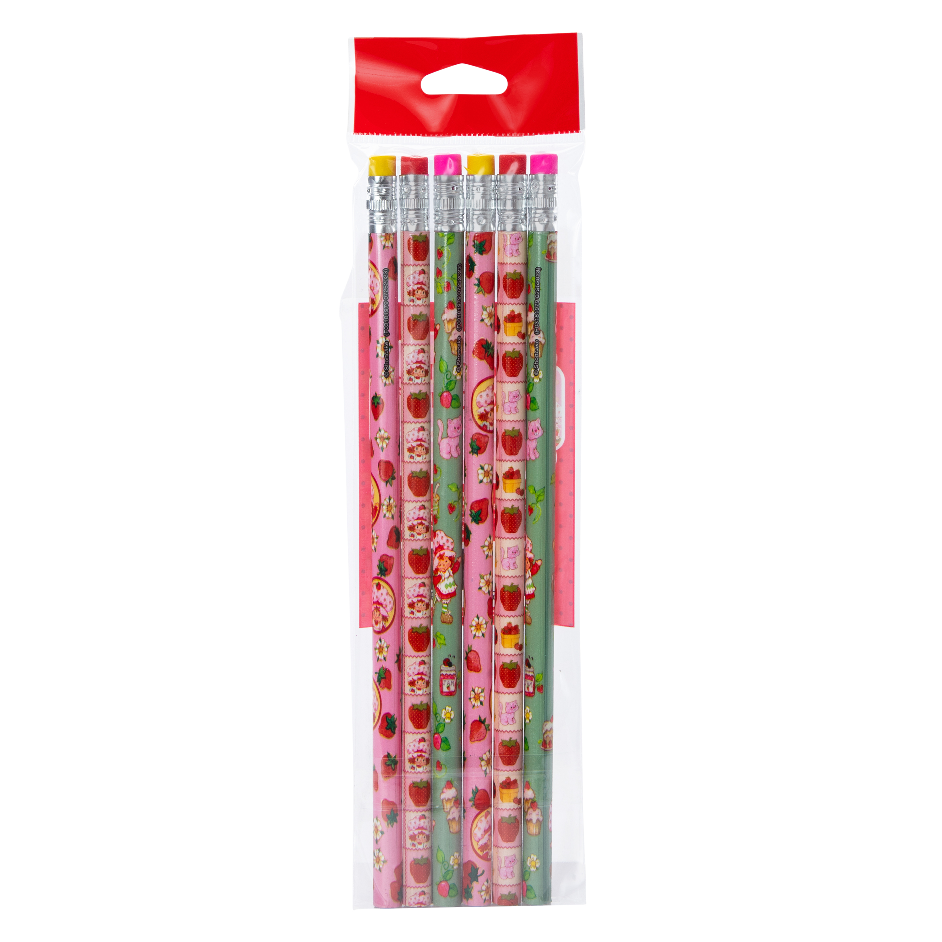 Branded Character No. 2 Lead Pencils 6-Count