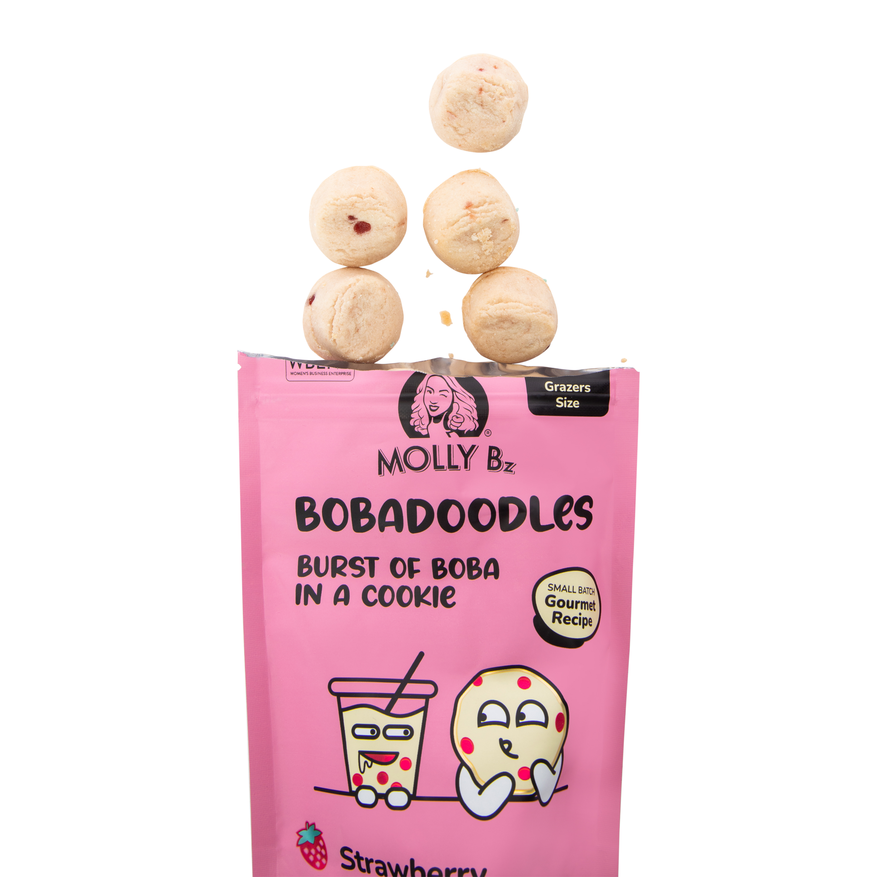 Molly Bz® Bobadoodles Boba Cookies 3oz