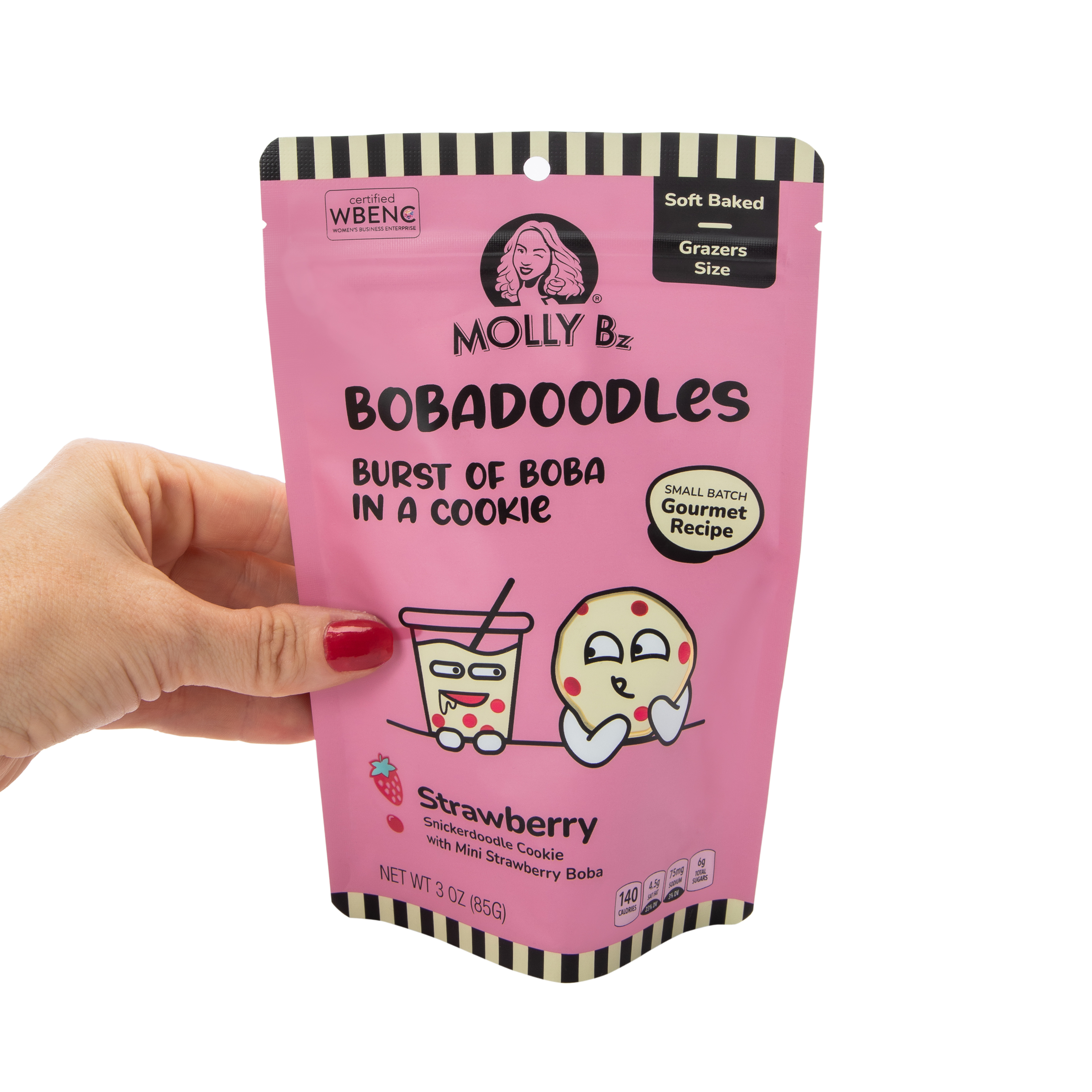 Molly Bz® Bobadoodles Boba Cookies 3oz