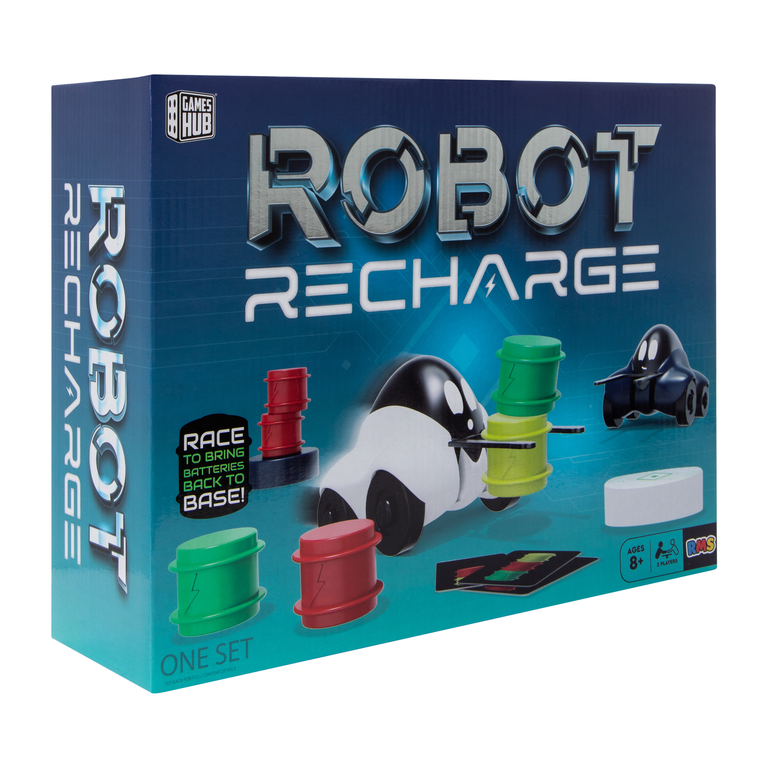 Robot Recharge 2-Player Board Game