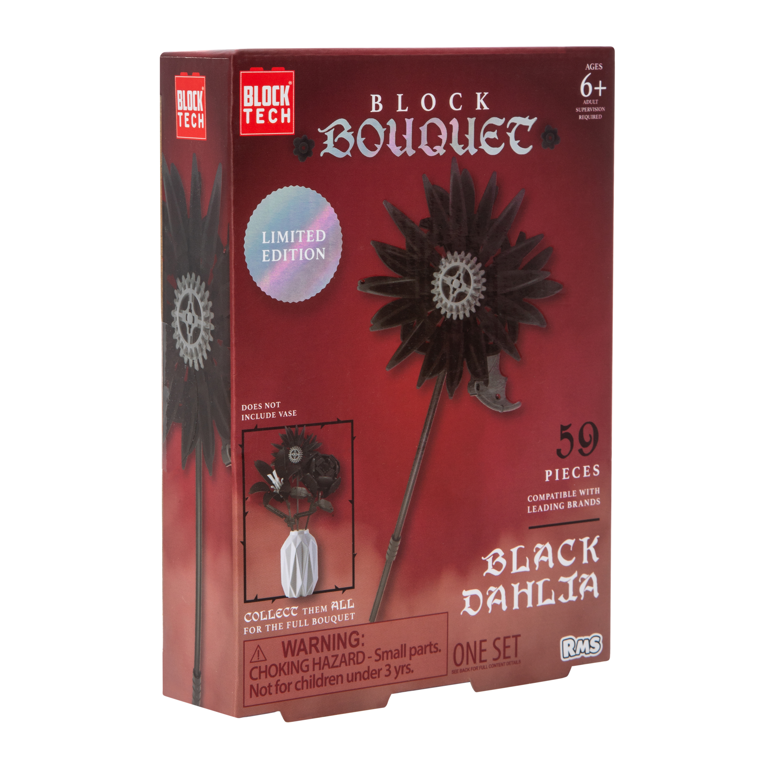 花瓶・フラワースタンド neighborhood WARLOCK CUBE-3 Block Tech® Black Block Bouquet Flower | Five Below