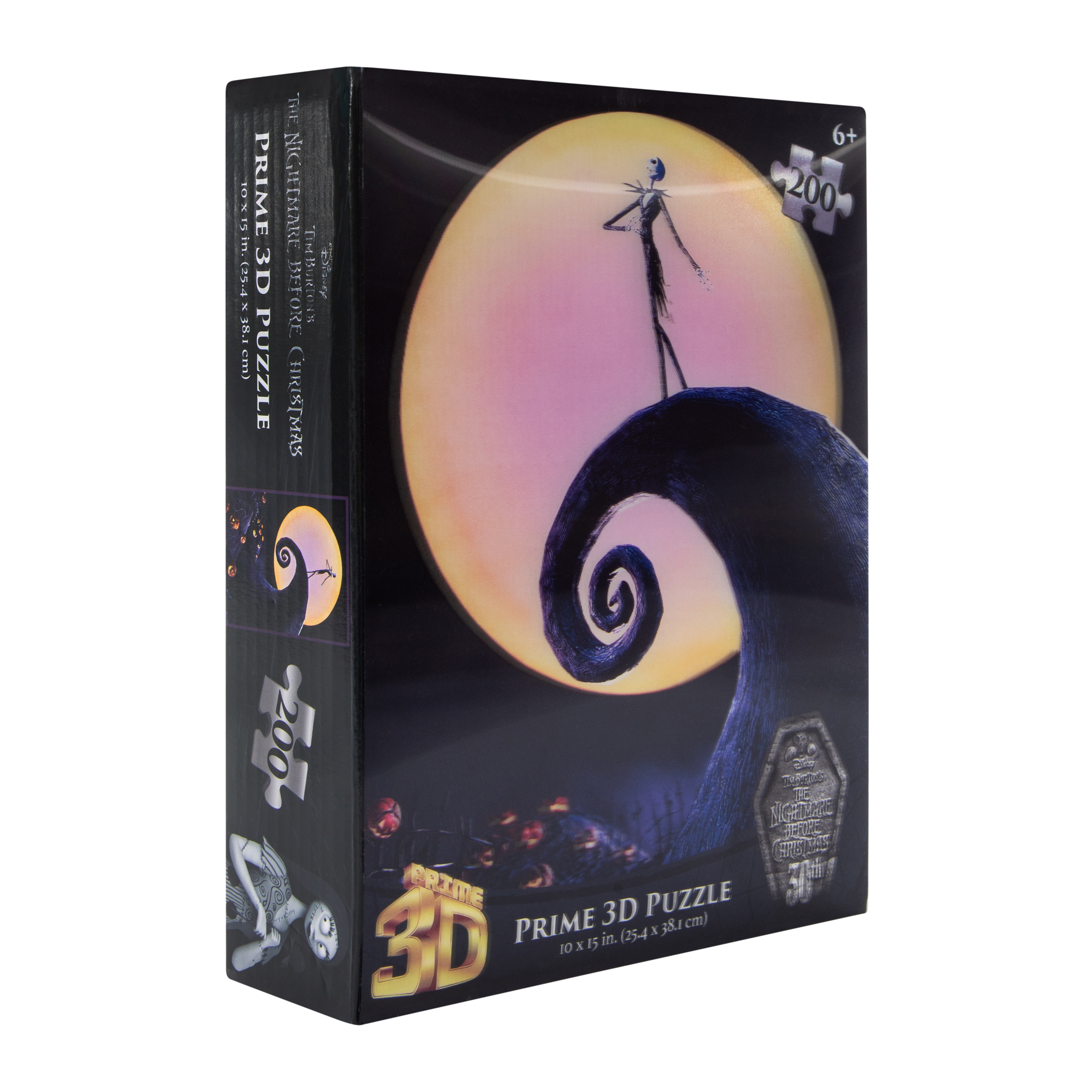 Disney Tim Burton's The Nightmare Before Christmas 30th Prime 3D Puzzle 10in x 15in
