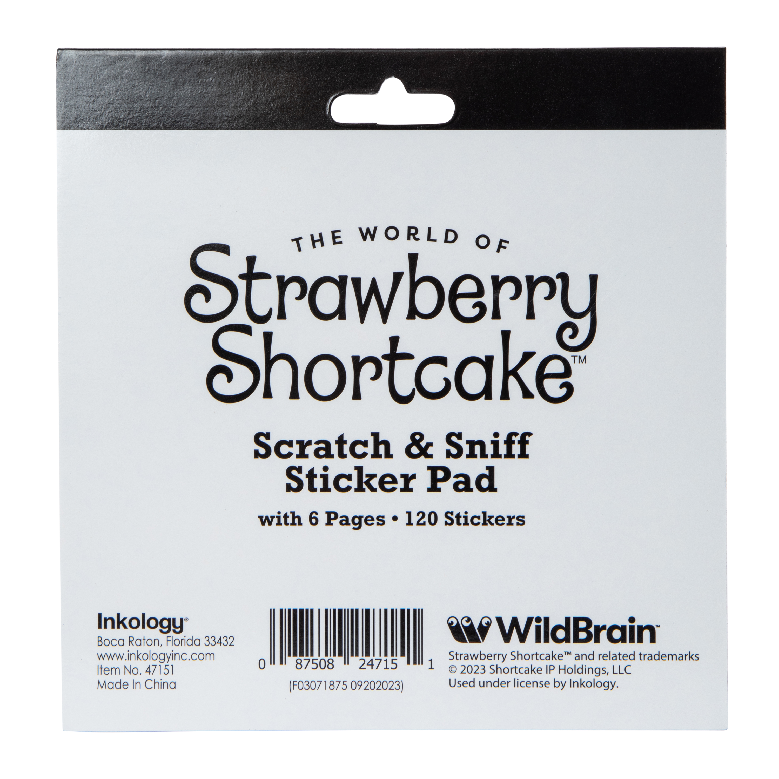 The World Of Strawberry Shortcake™ Scratch & Sniff Sticker Pad 120-Count