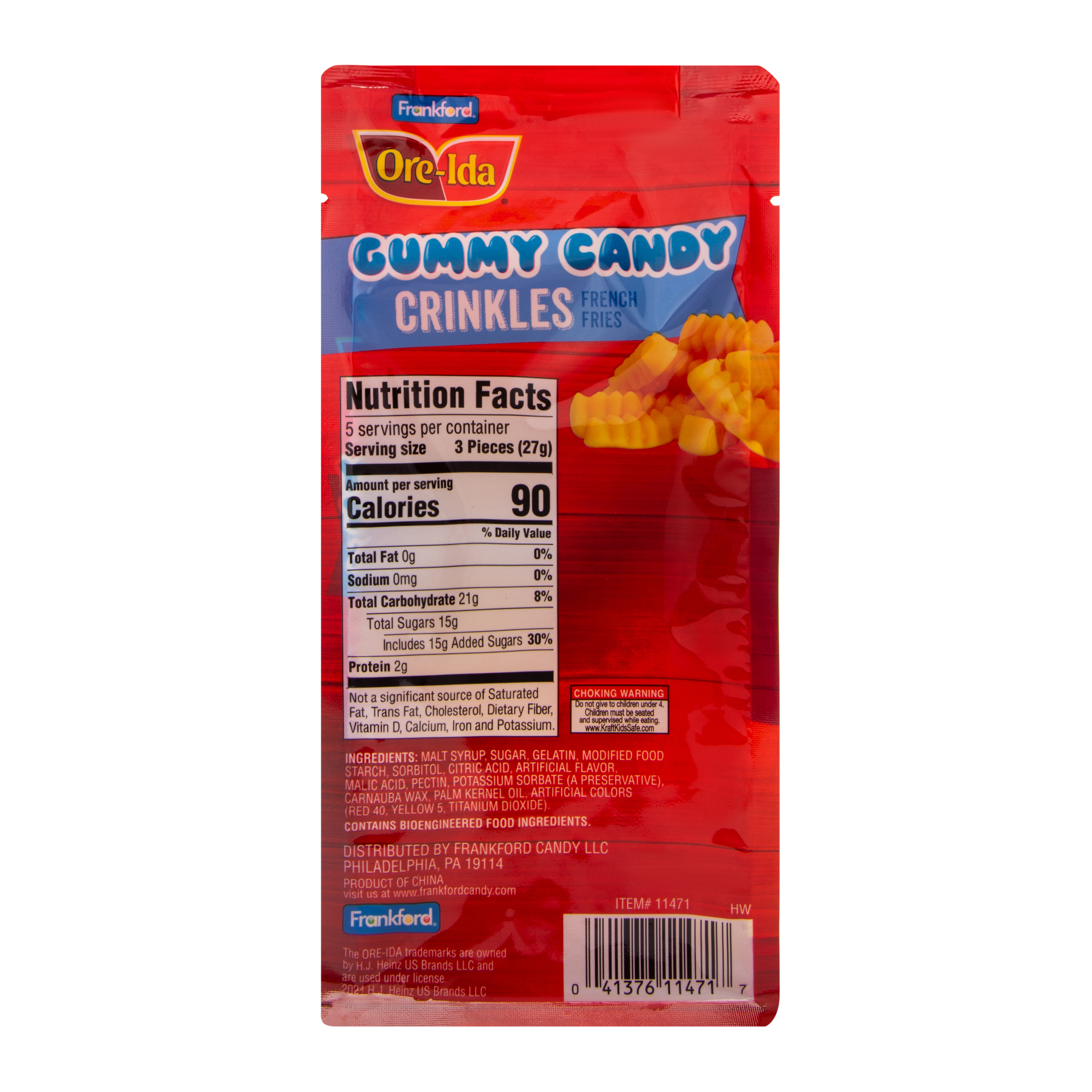 Ore-Ida® Gummy Candy Crinkles French Fries 4.76oz