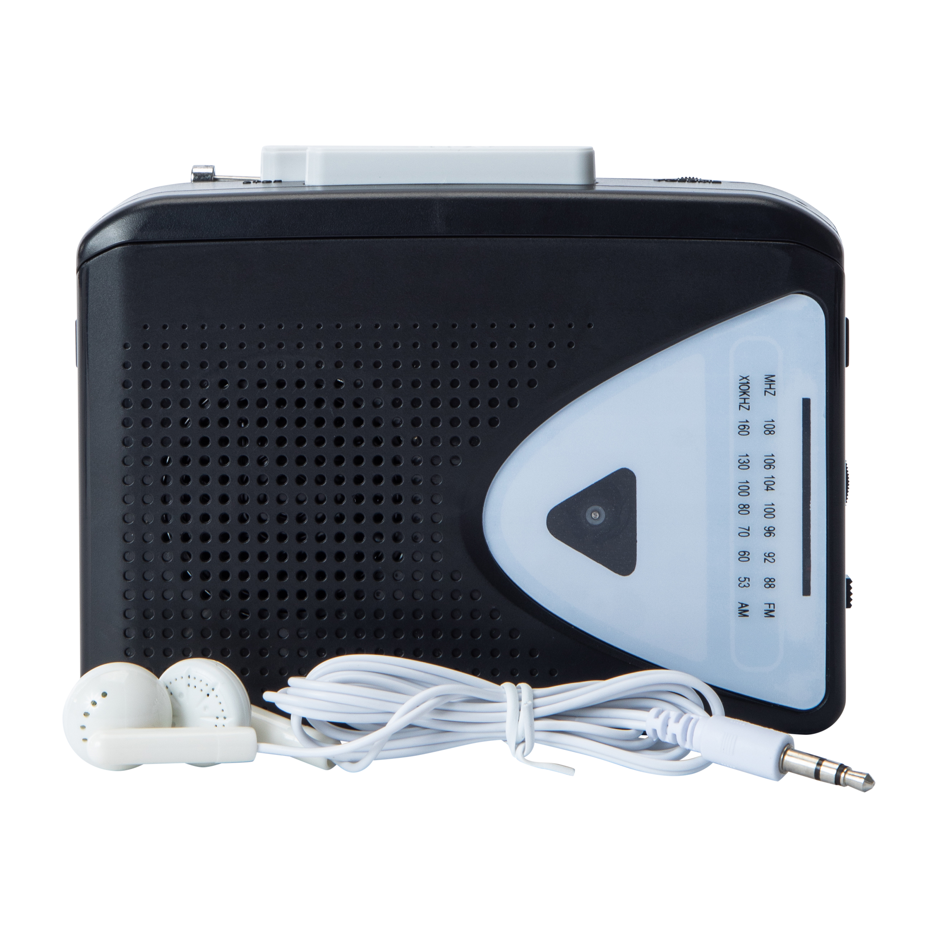 Portable Cassette Player & Earbuds