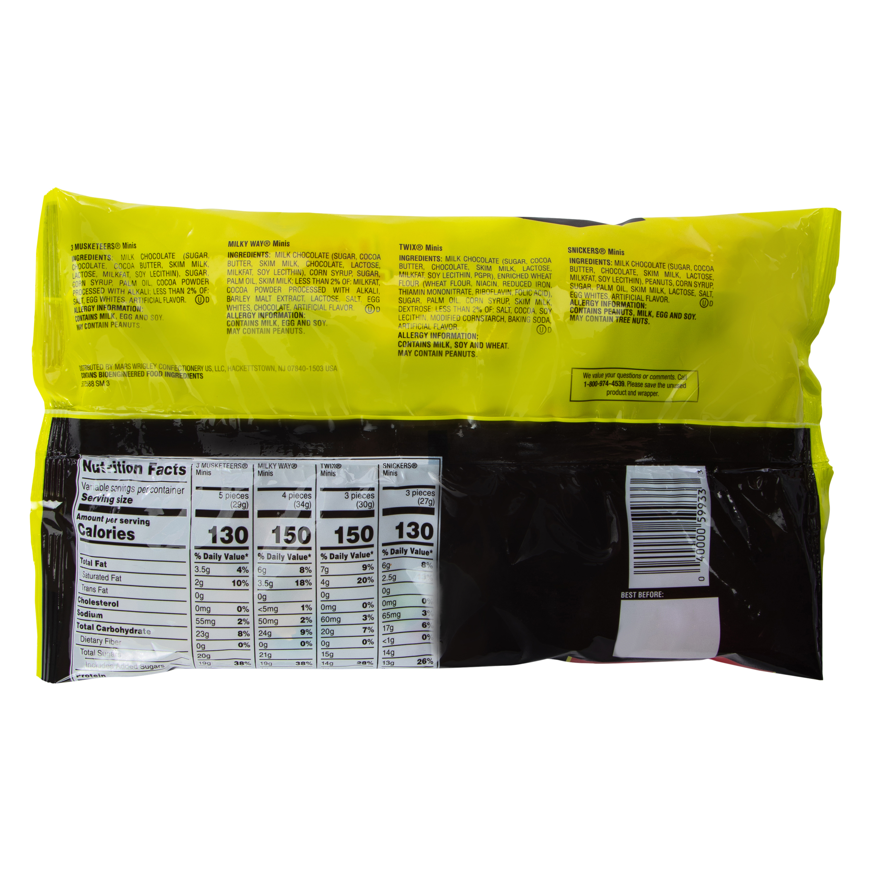 Mars Mixed Minis Chocolate Candy Bars 8.57oz