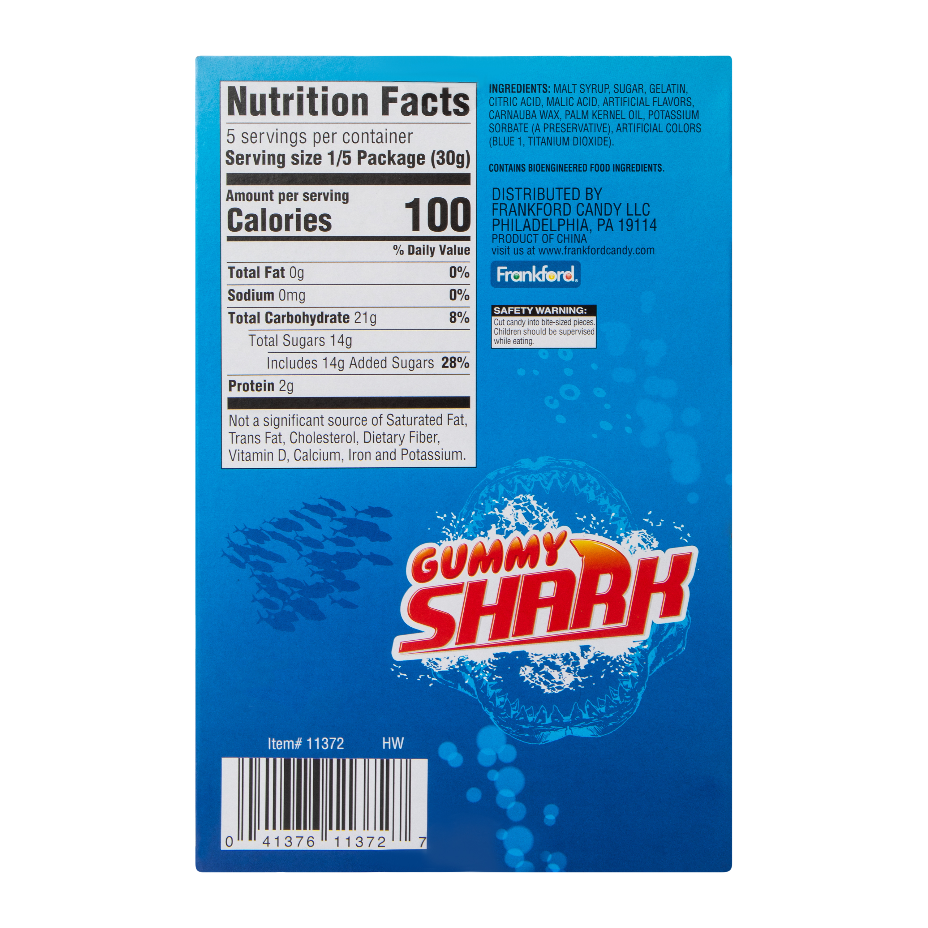 Gummy Shark Gummy Candy 5.29oz