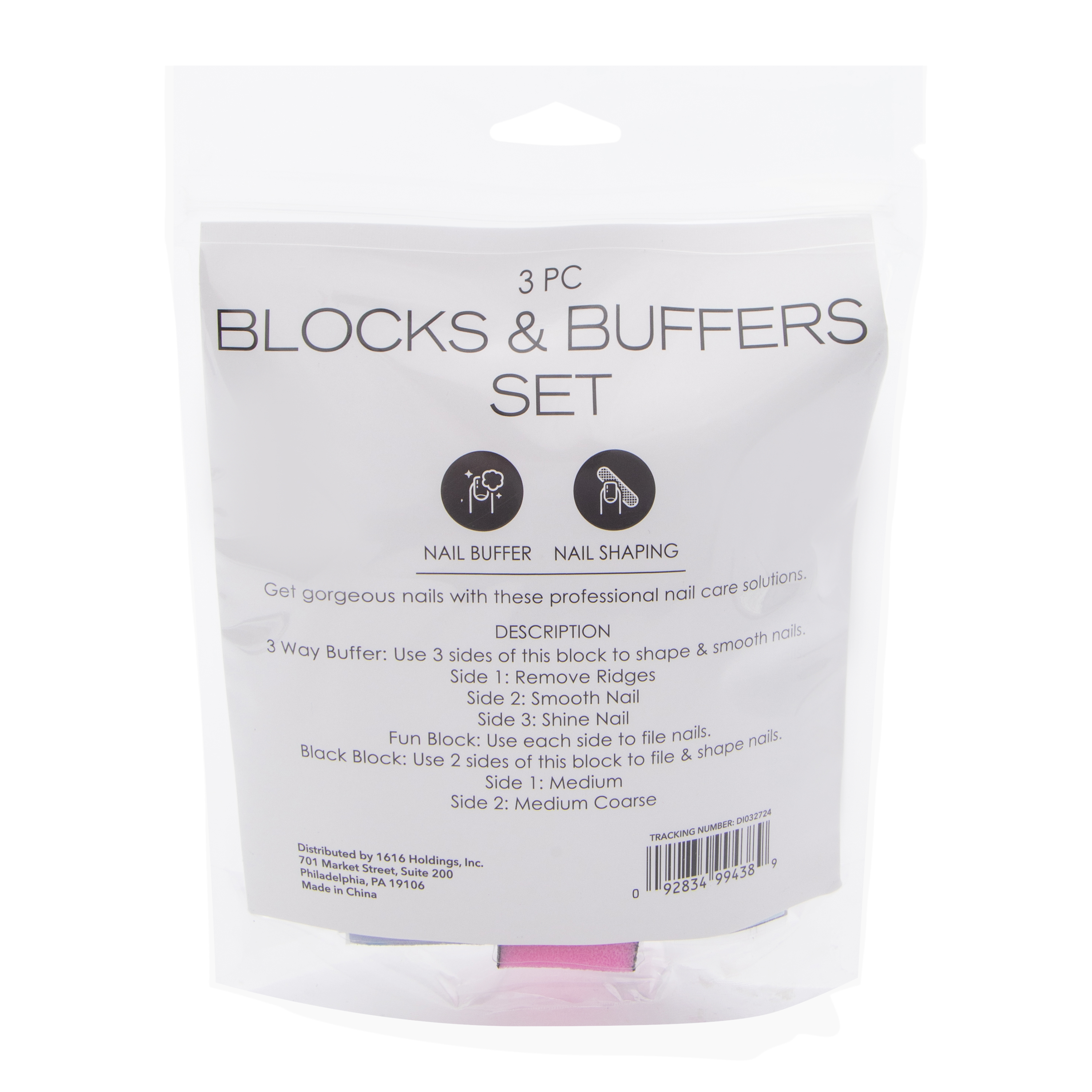 Happy Face Blocks & Buffers Set 3-Count