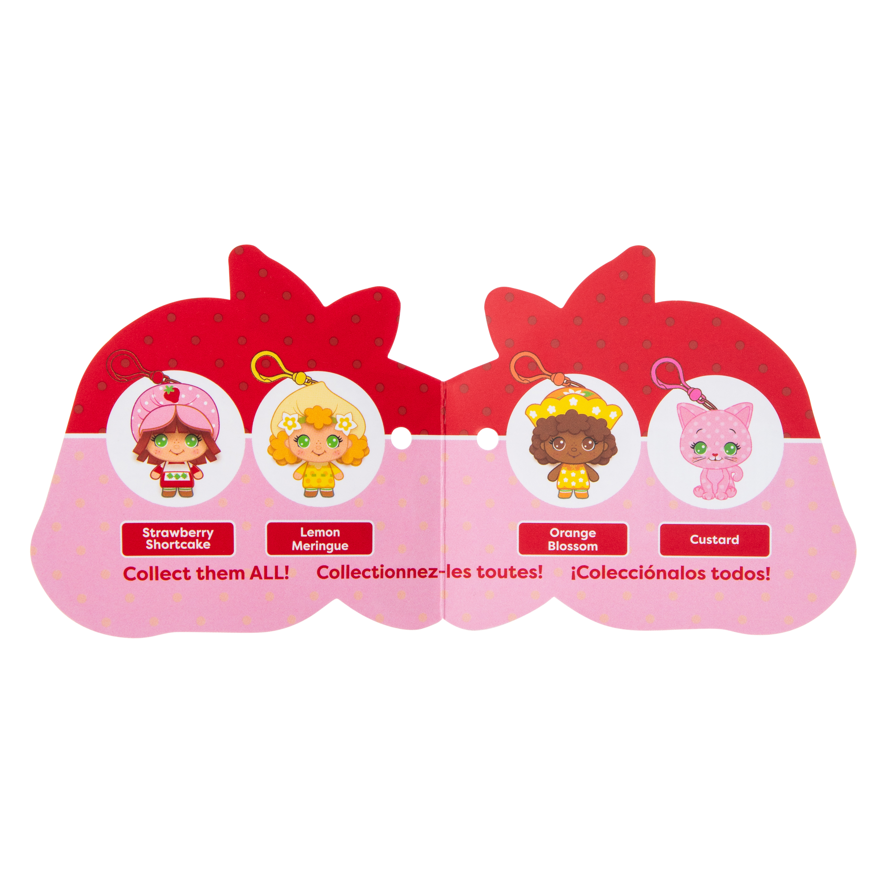 The World Of Strawberry Shortcake™ Plush Backpack Clip - Custard The World Of Strawberry Shortcake™ Plush Backpack Clip - Custard