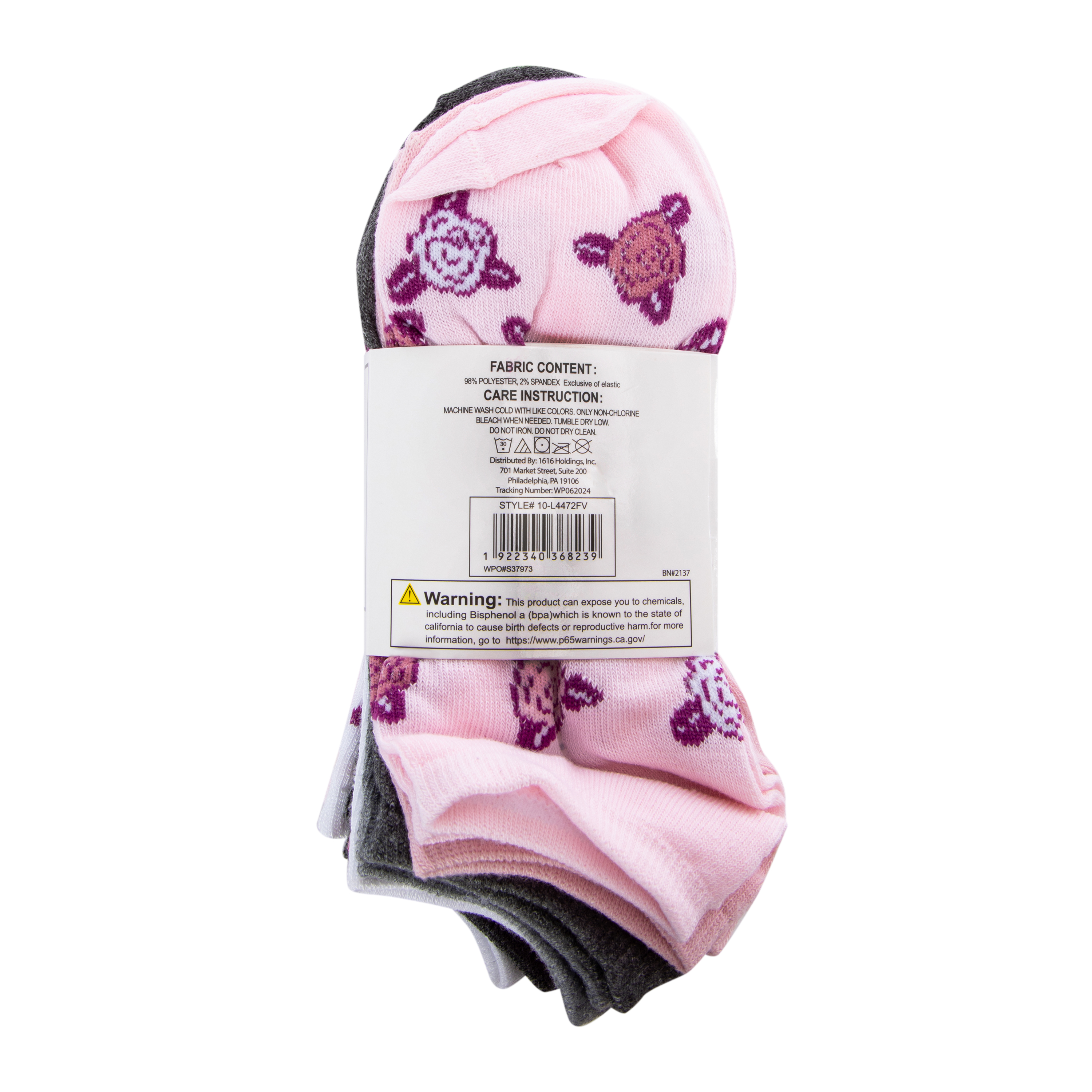 Ladies Low Cut Socks 10-Pairs