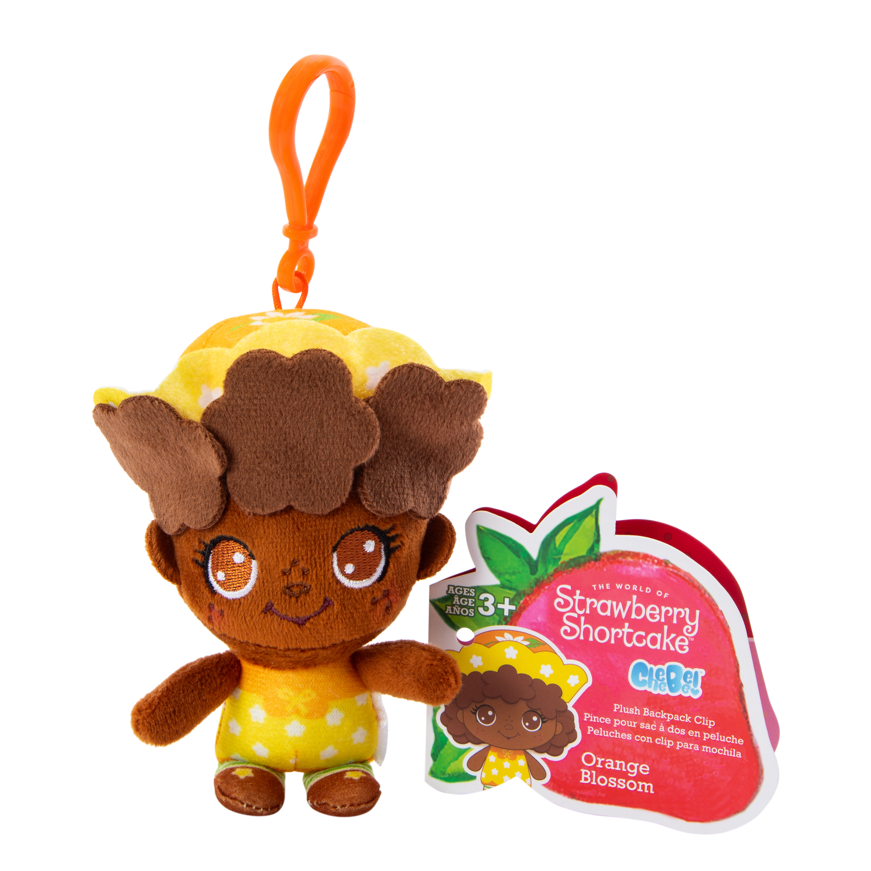 The World Of Strawberry Shortcake™ Plush Backpack Clip - Orange Blossom