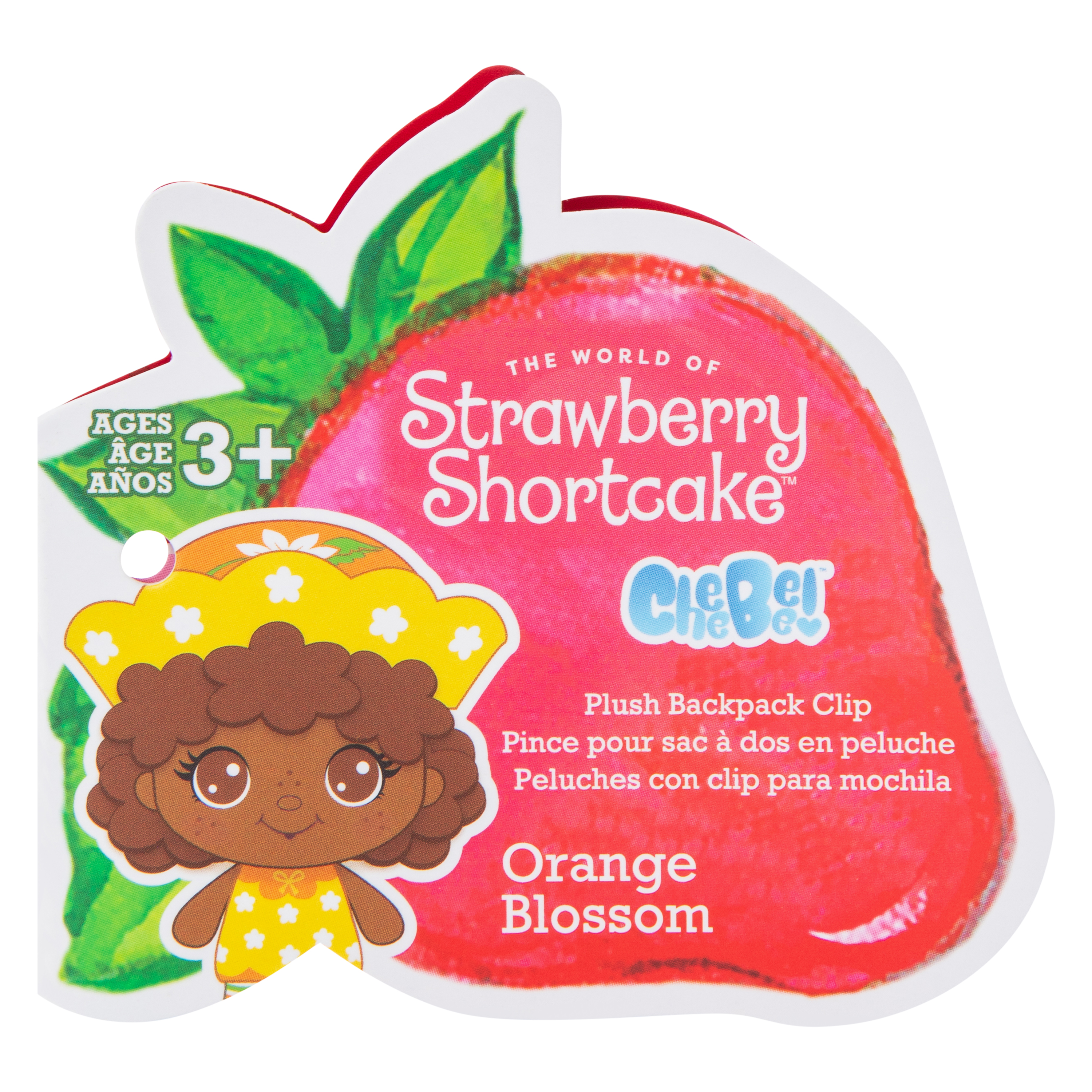 The World Of Strawberry Shortcake™ Plush Backpack Clip - Orange Blossom