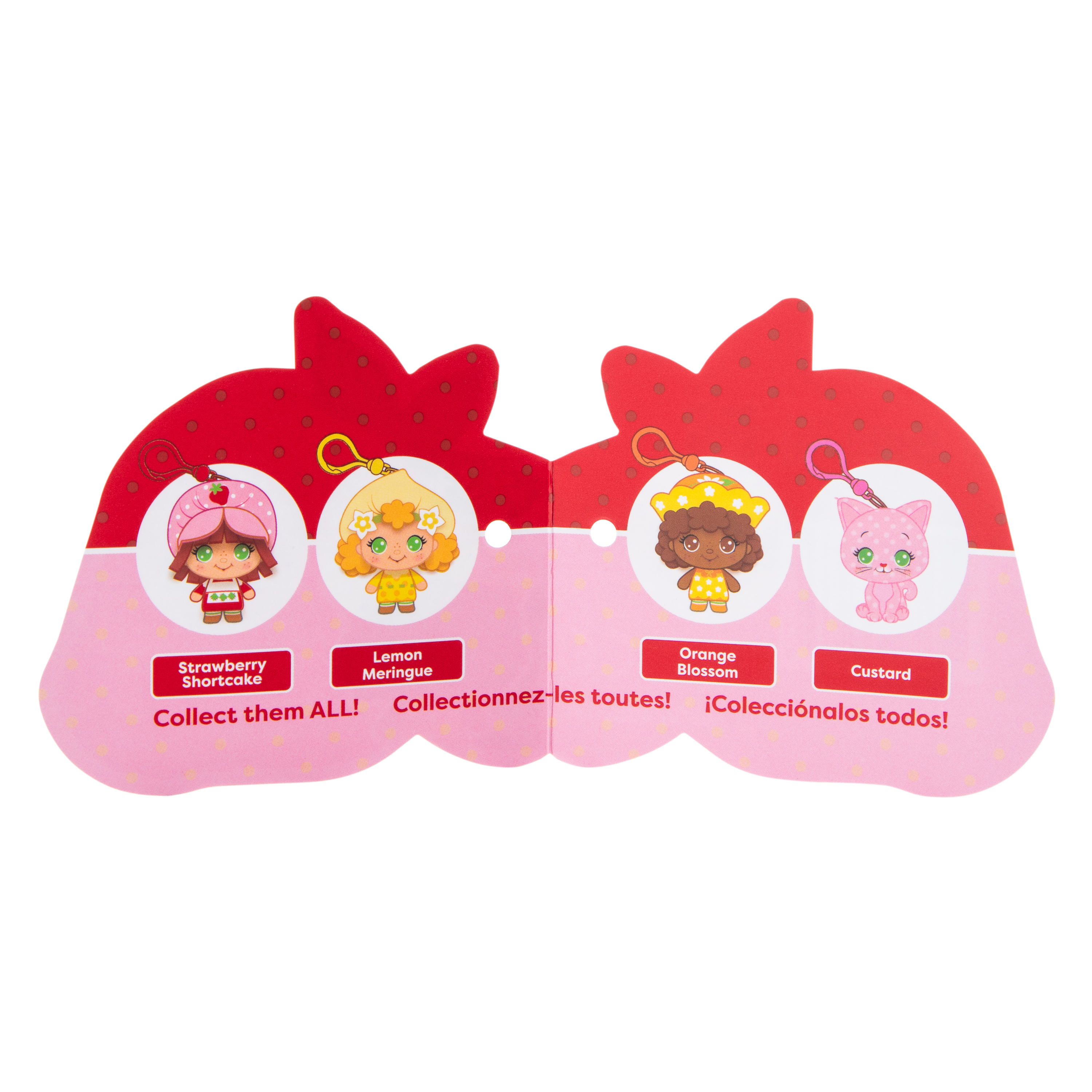 The World Of Strawberry Shortcake™ Plush Backpack Clip - Orange Blossom
