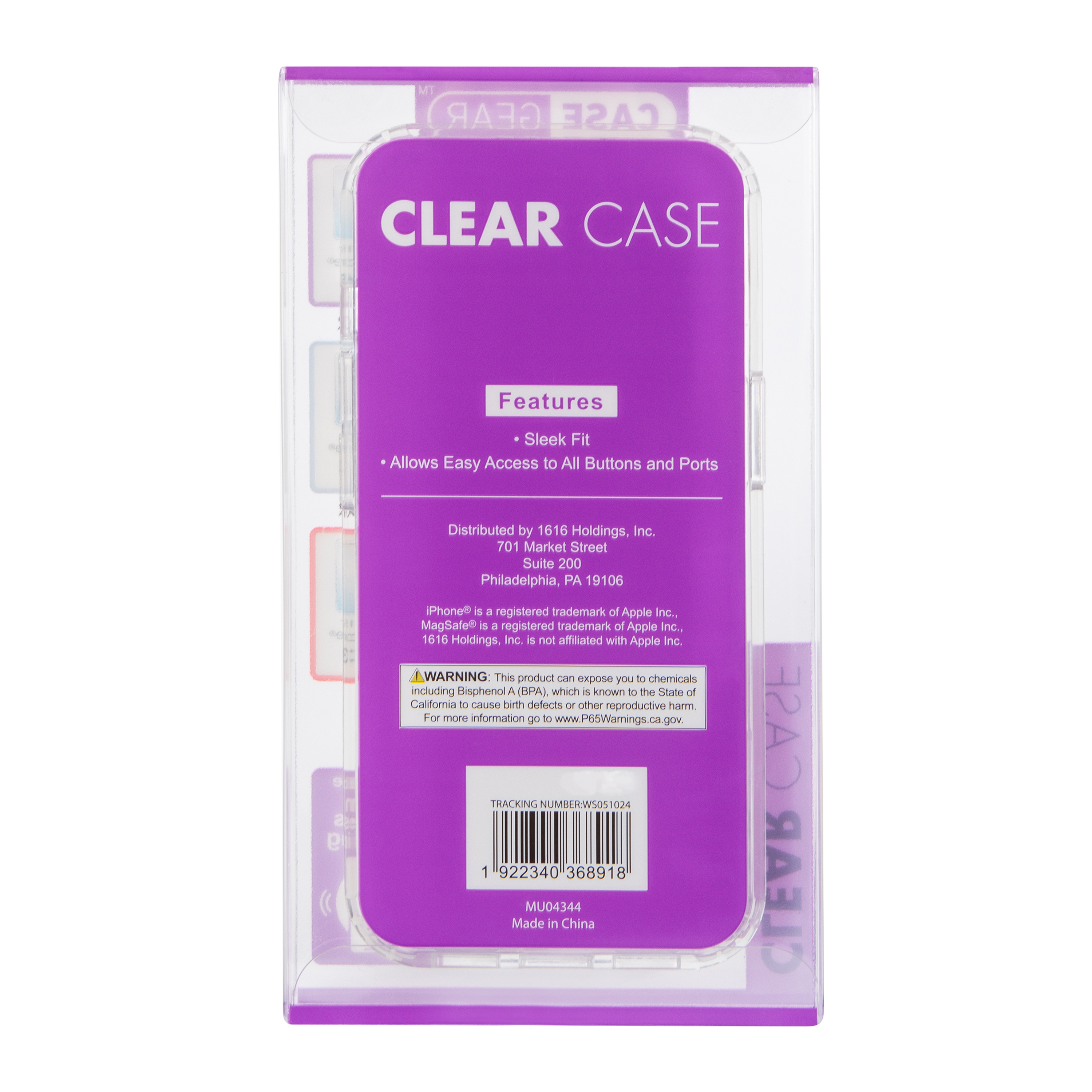 iPhone 16e®/15®/14®/13® Wireless Charging Compatible Phone Case