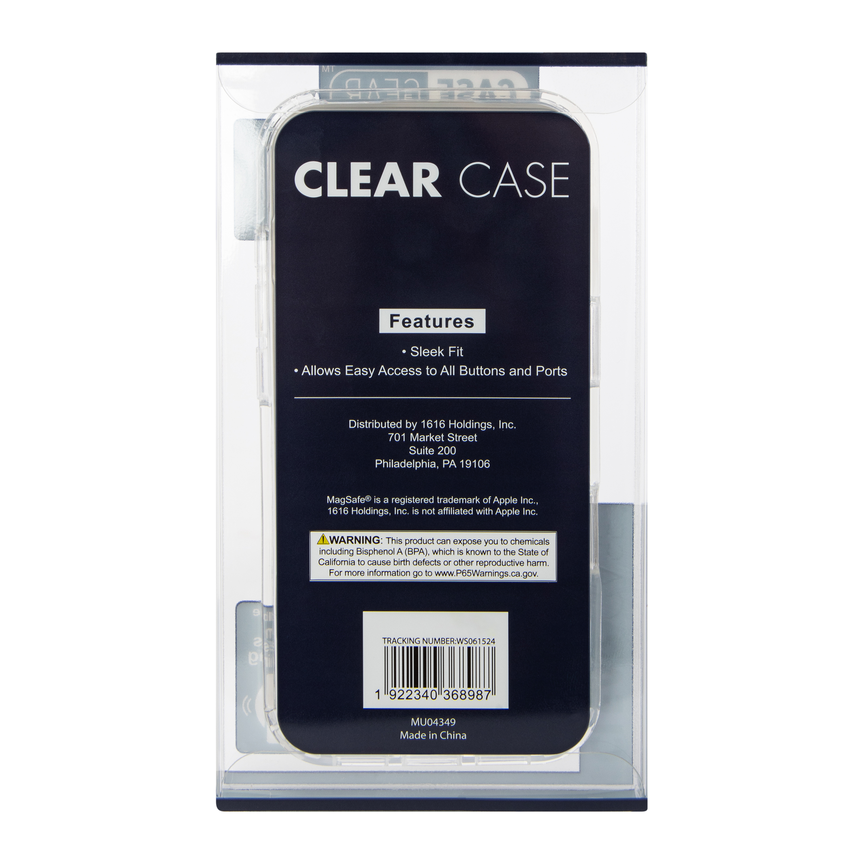 iPhone 16 Pro® Clear Phone Case - MagSafe® Compatible