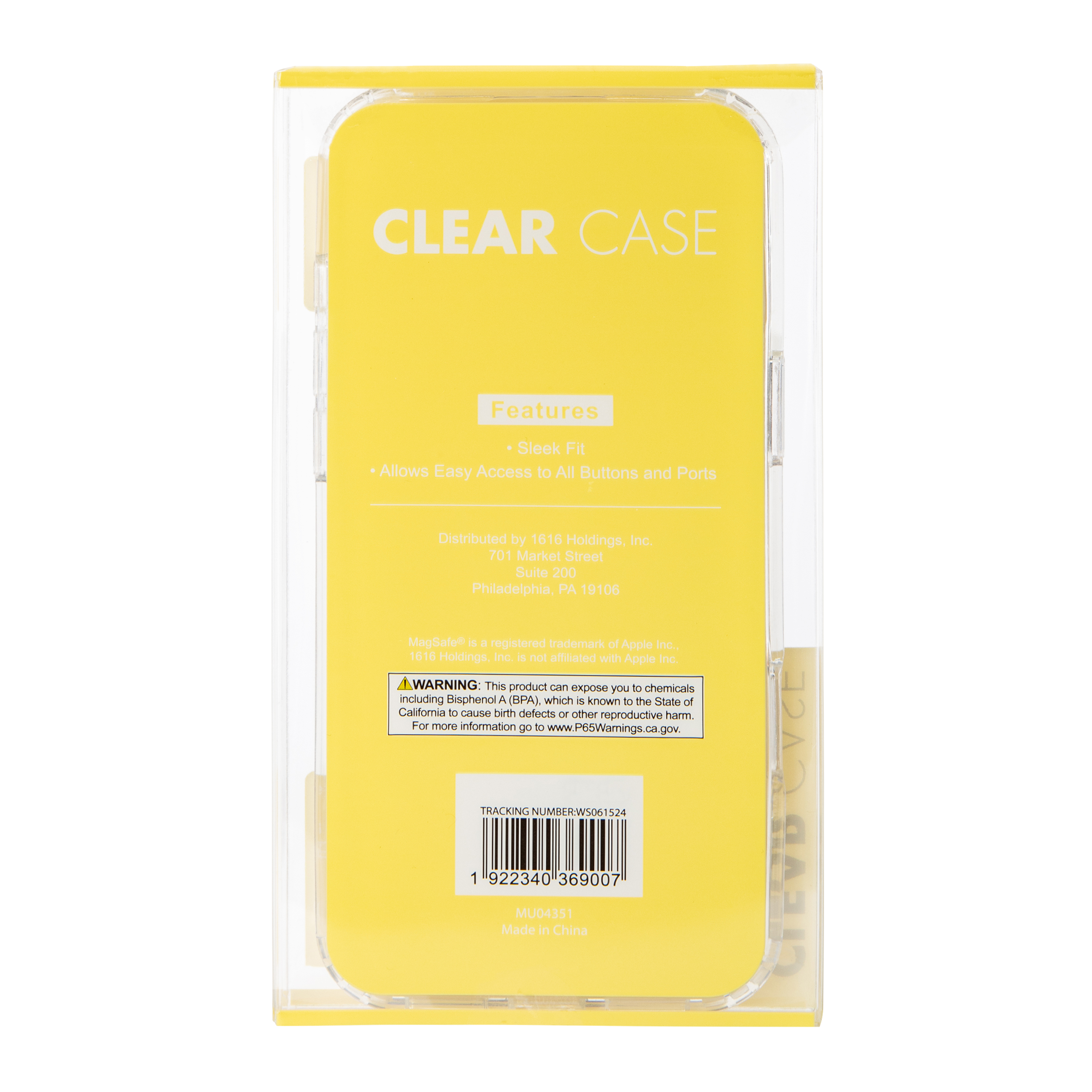 iPhone 16 Pro Max® Clear Phone Case - MagSafe® Compatible