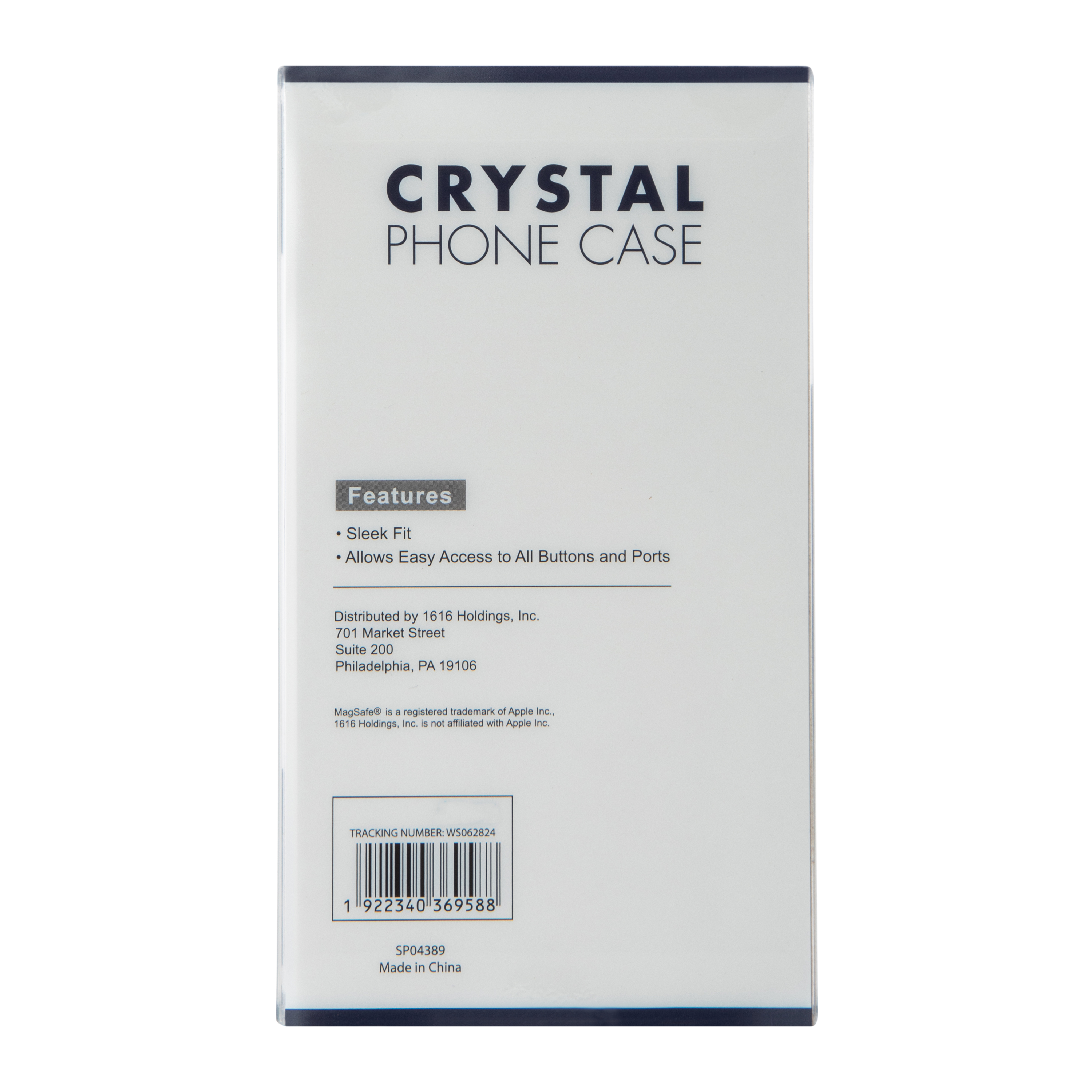 iPhone 16 Pro® Clear Crystal Phone Case - MagSafe® Compatible