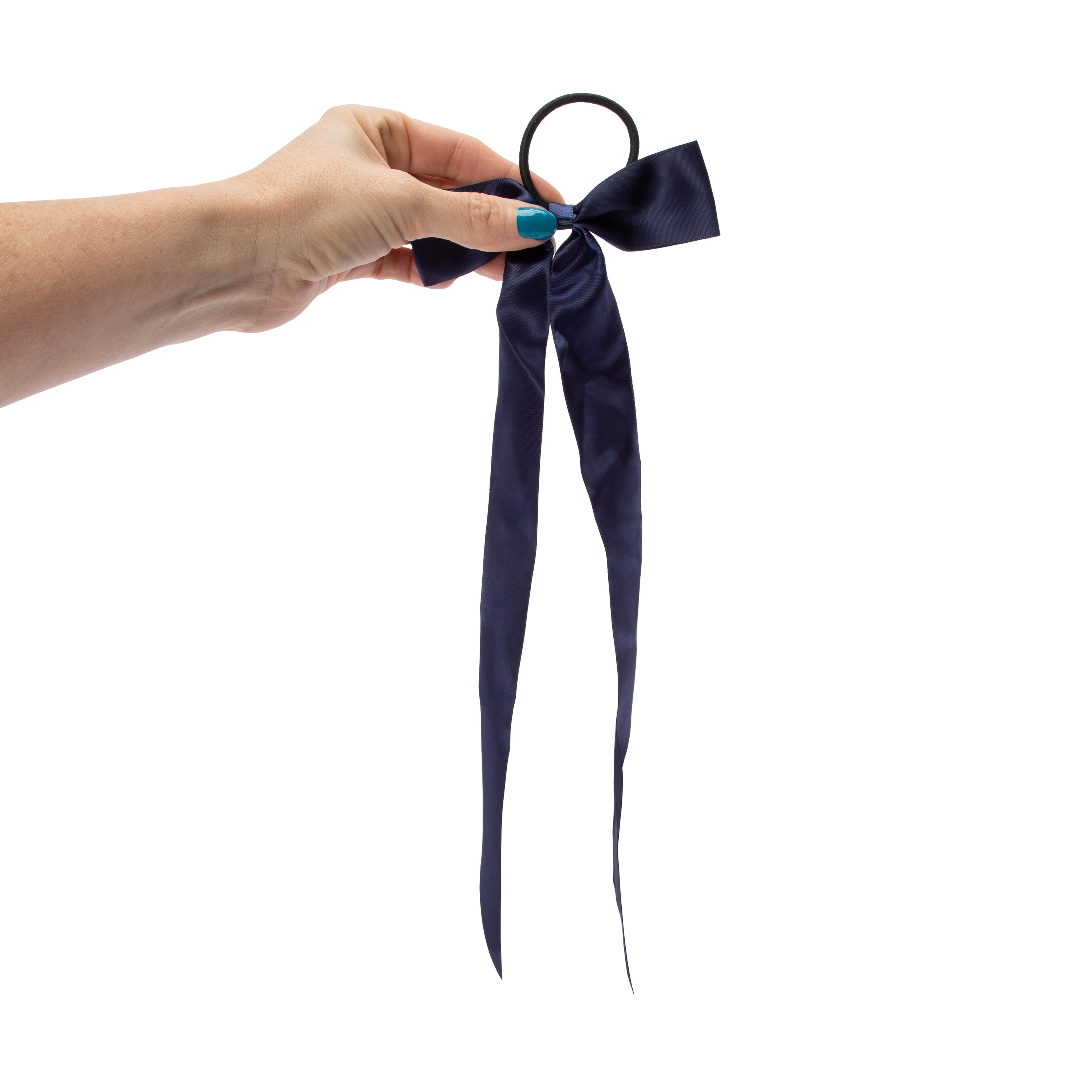 Long Bows On Hair Ties 2-Count