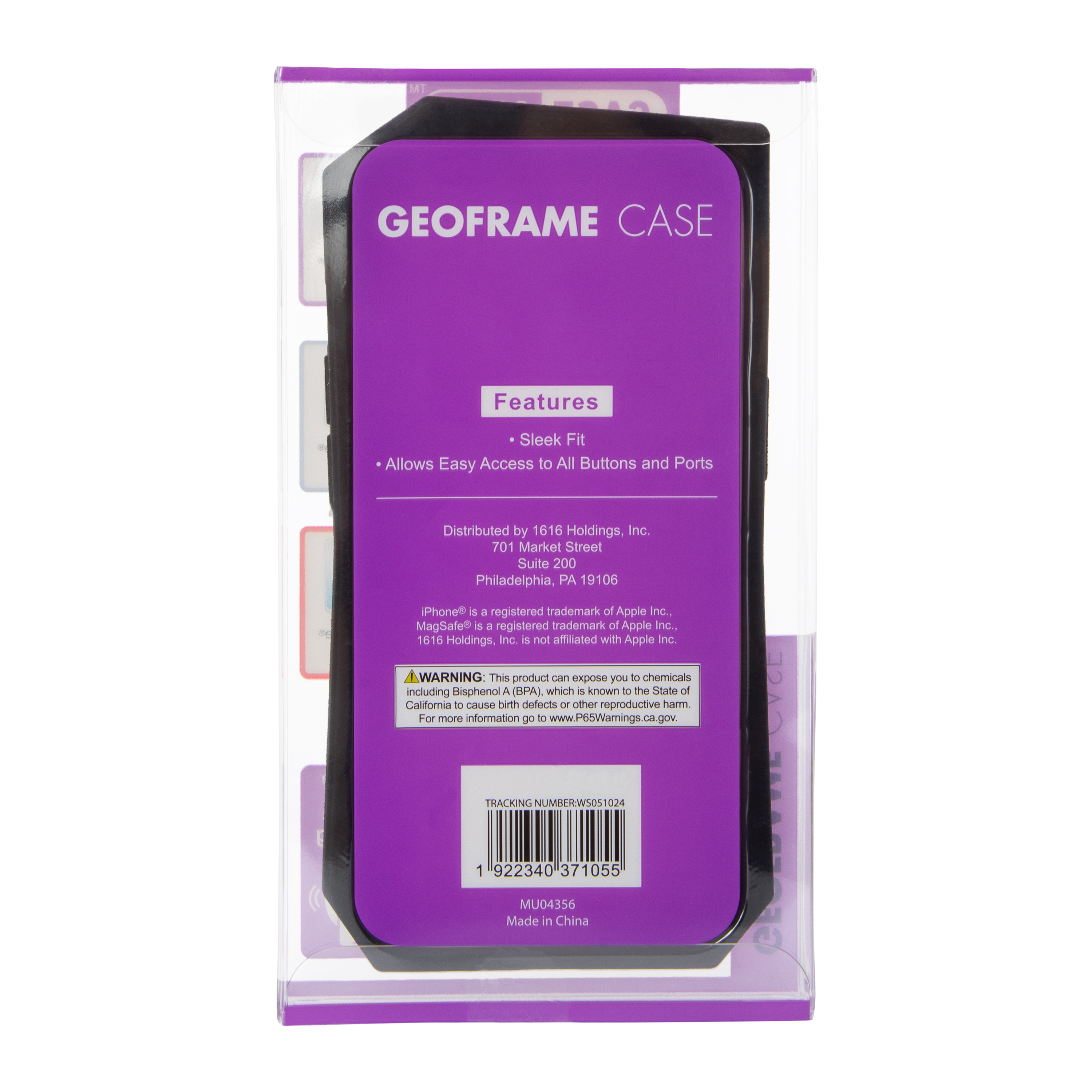 iPhone 15®/14® Geoframe Phone Case - Wireless Charging Compatible