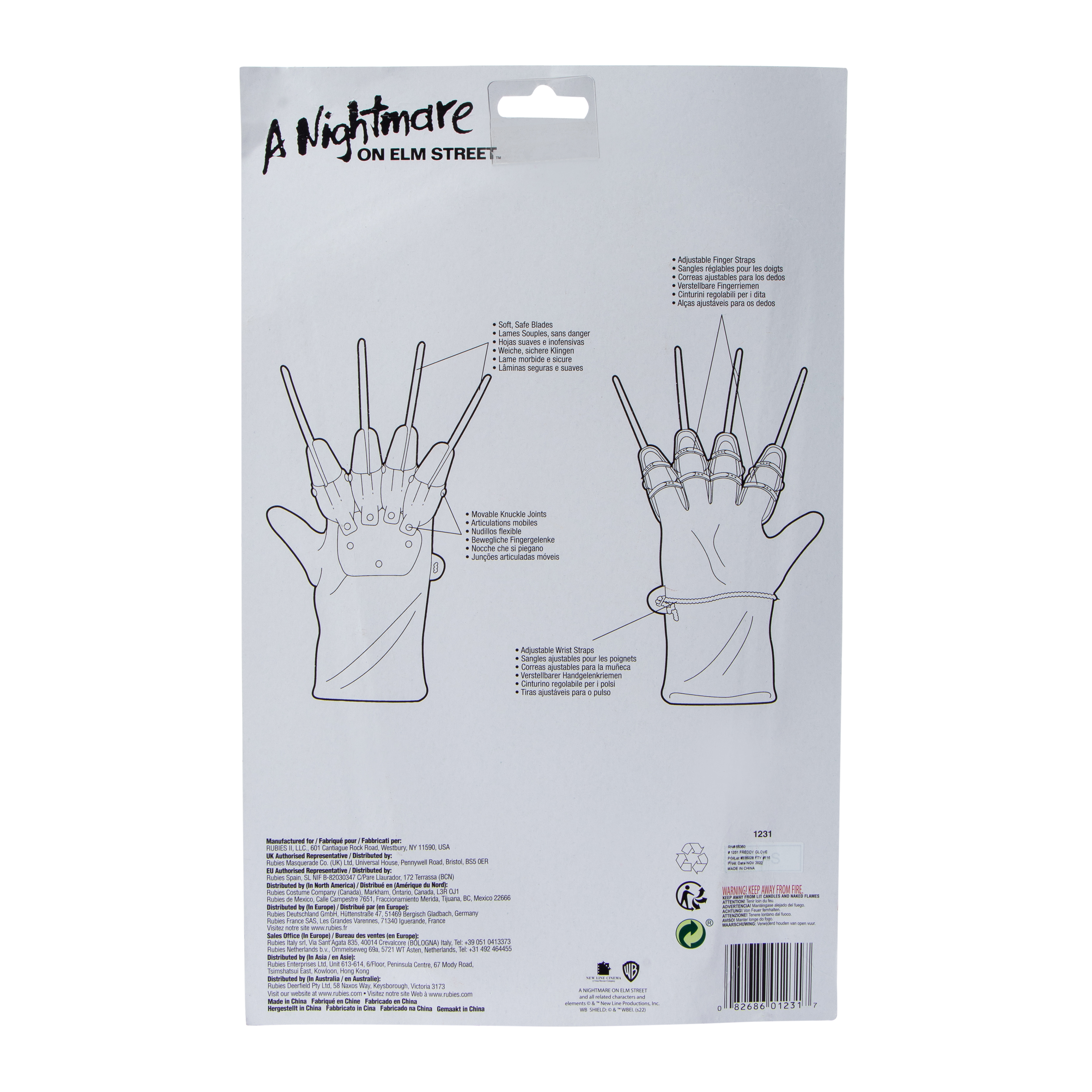 A Nightmare On Elm Street™ Freddy Krueger™ Glove