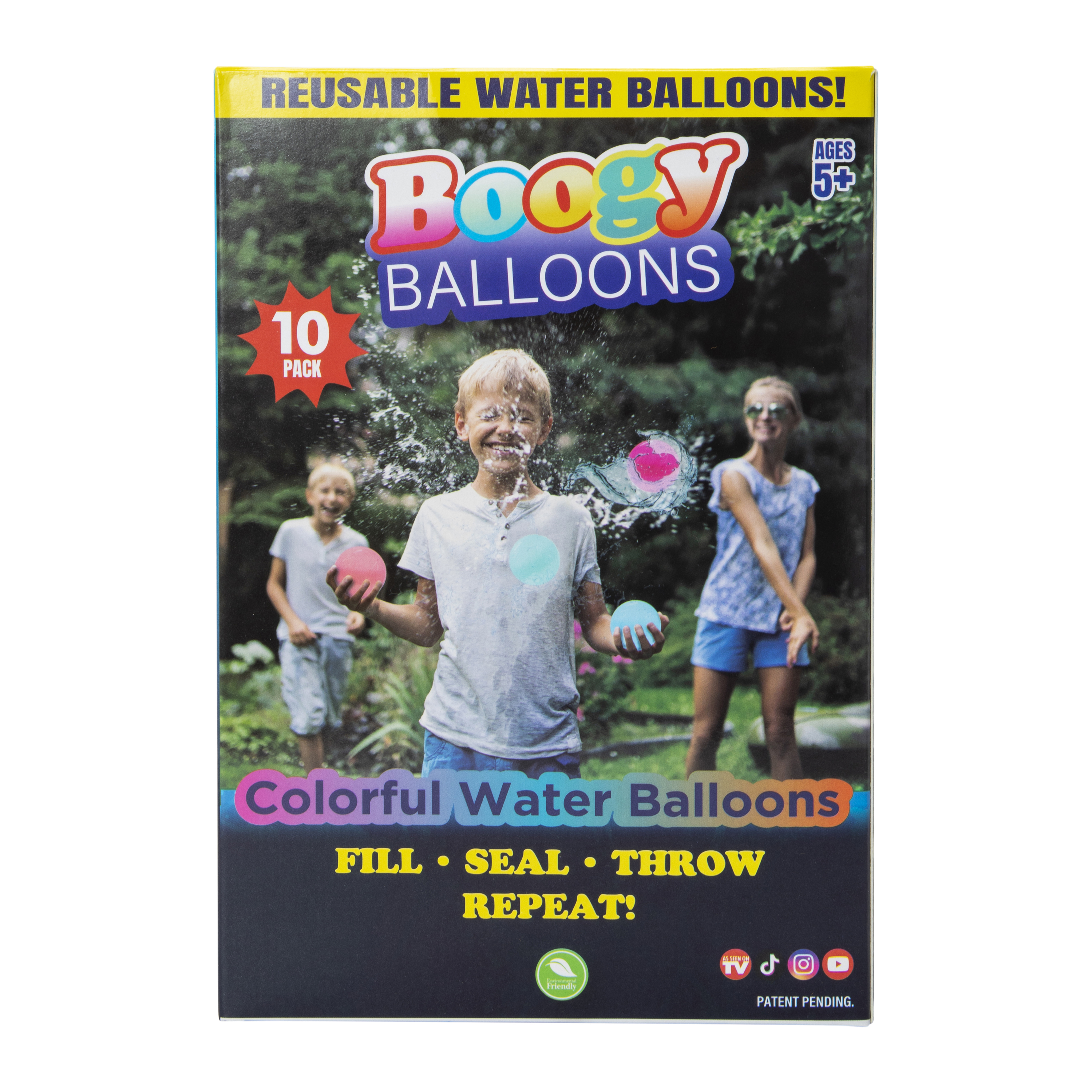 Boogy Balloons Reusable Water Balloons 10-Count