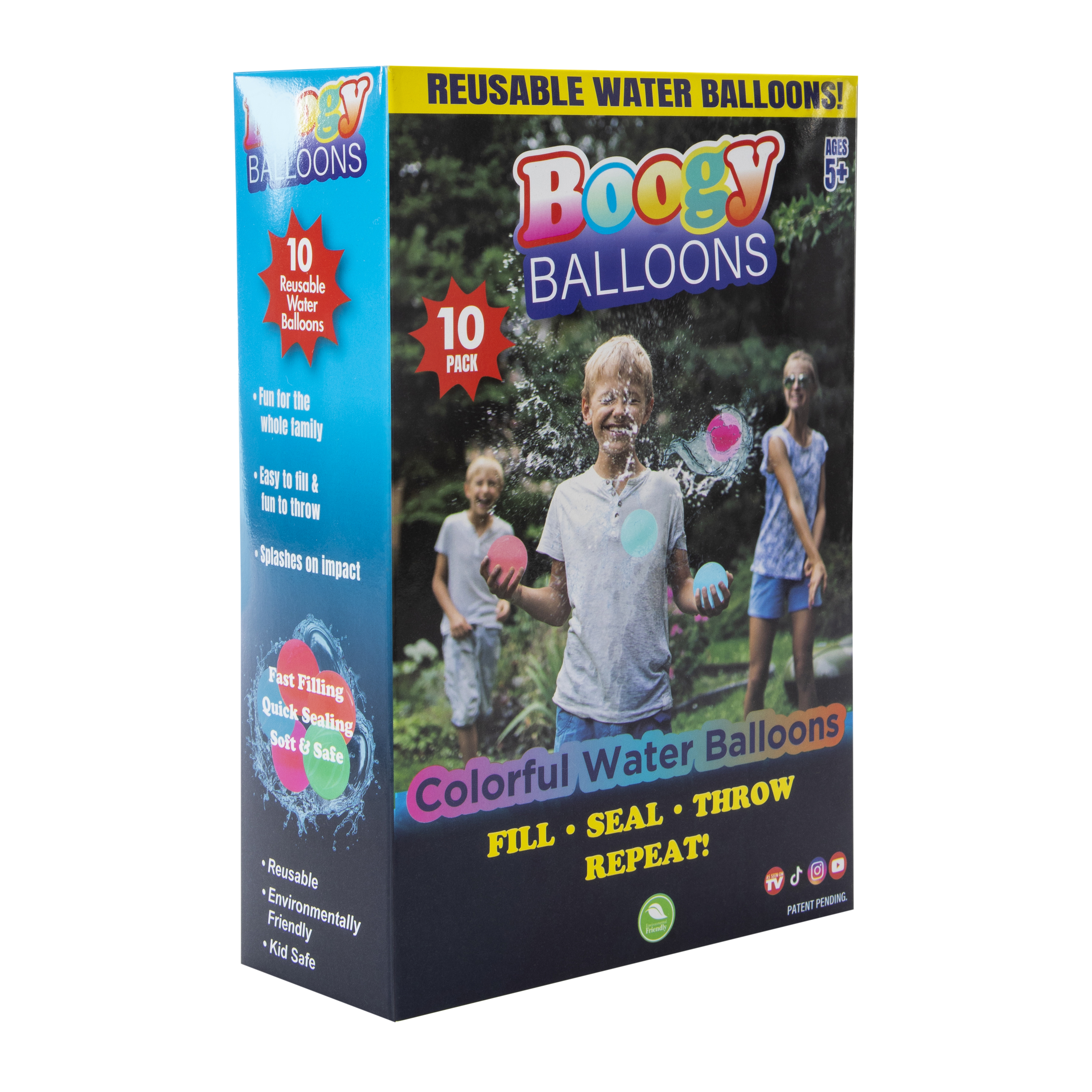 Boogy Balloons Reusable Water Balloons 10-Count