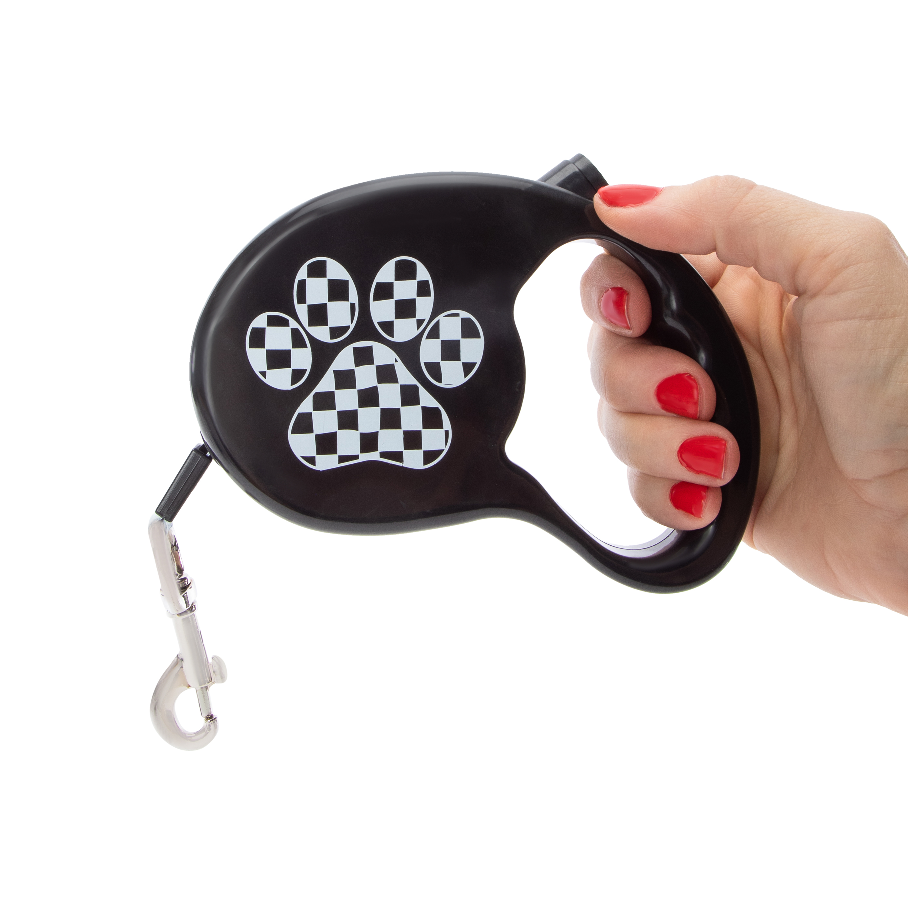 Printed Retractable Dog Leash 10ft