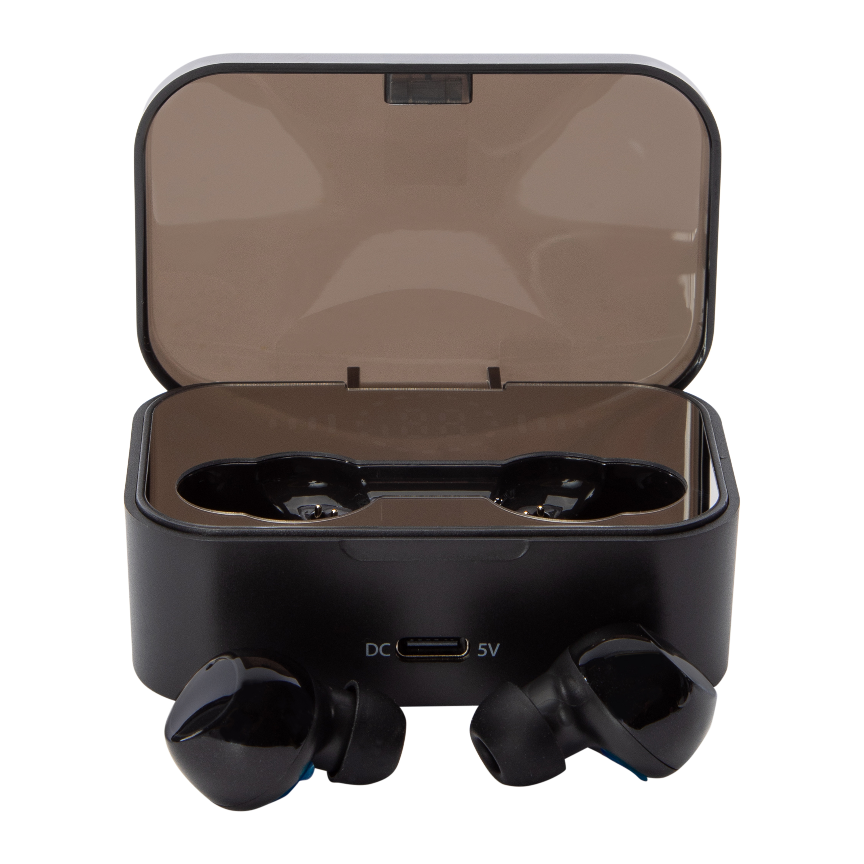 24-Hour True Wireless Earbuds With Mic & Case