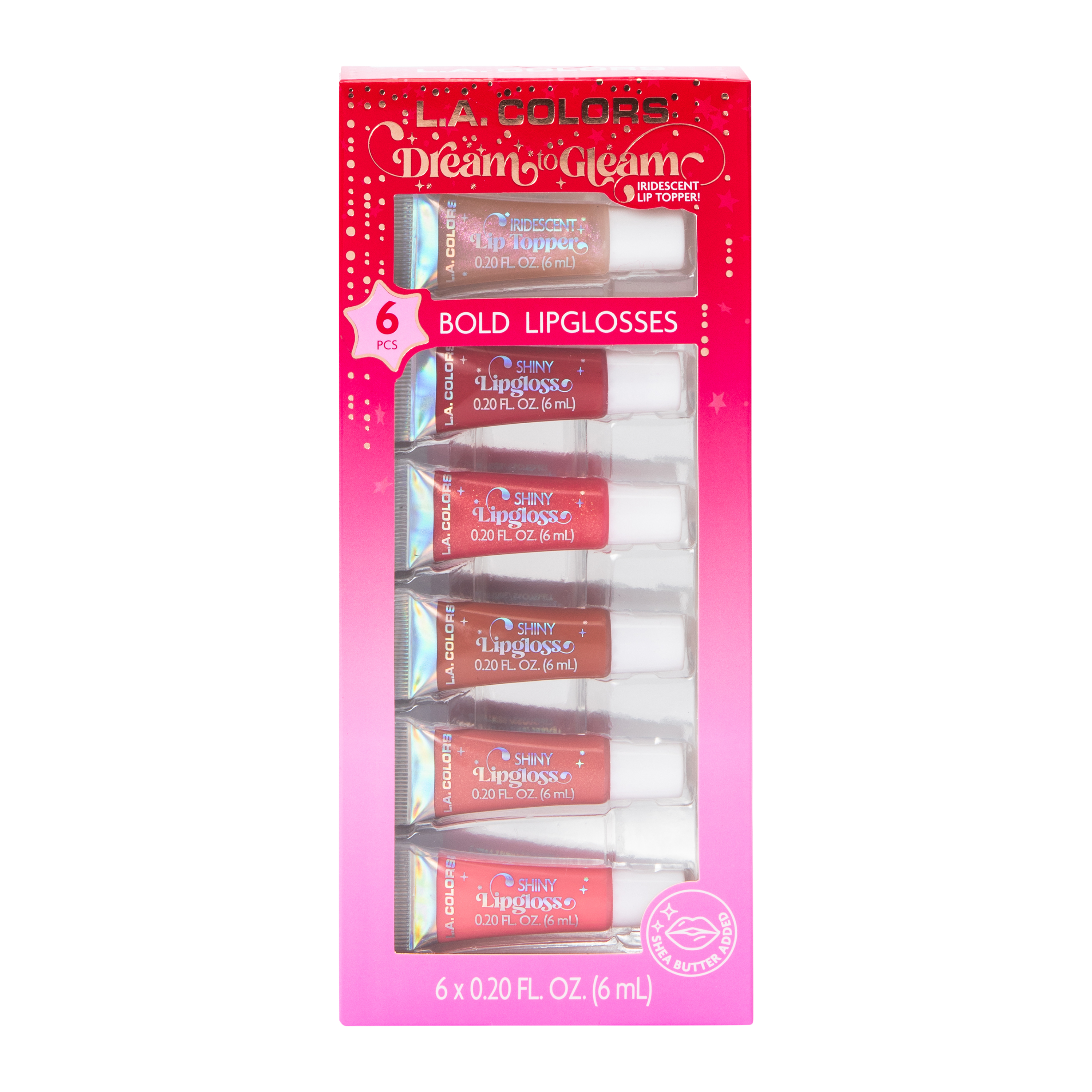 L.A. Colors® Bold Lipgloss set 6-Piece