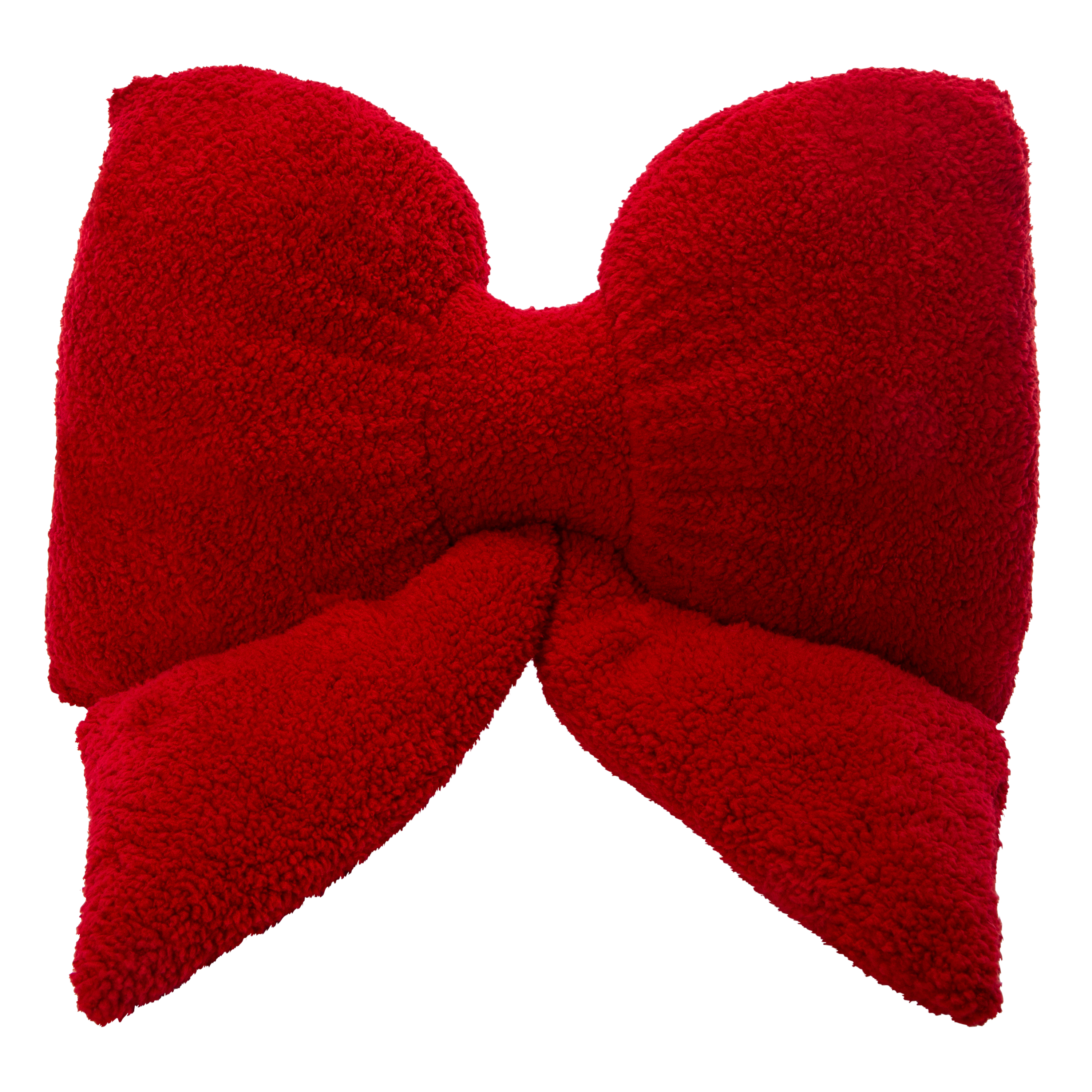 Christmas Bow Throw Pillow 12in x 17in