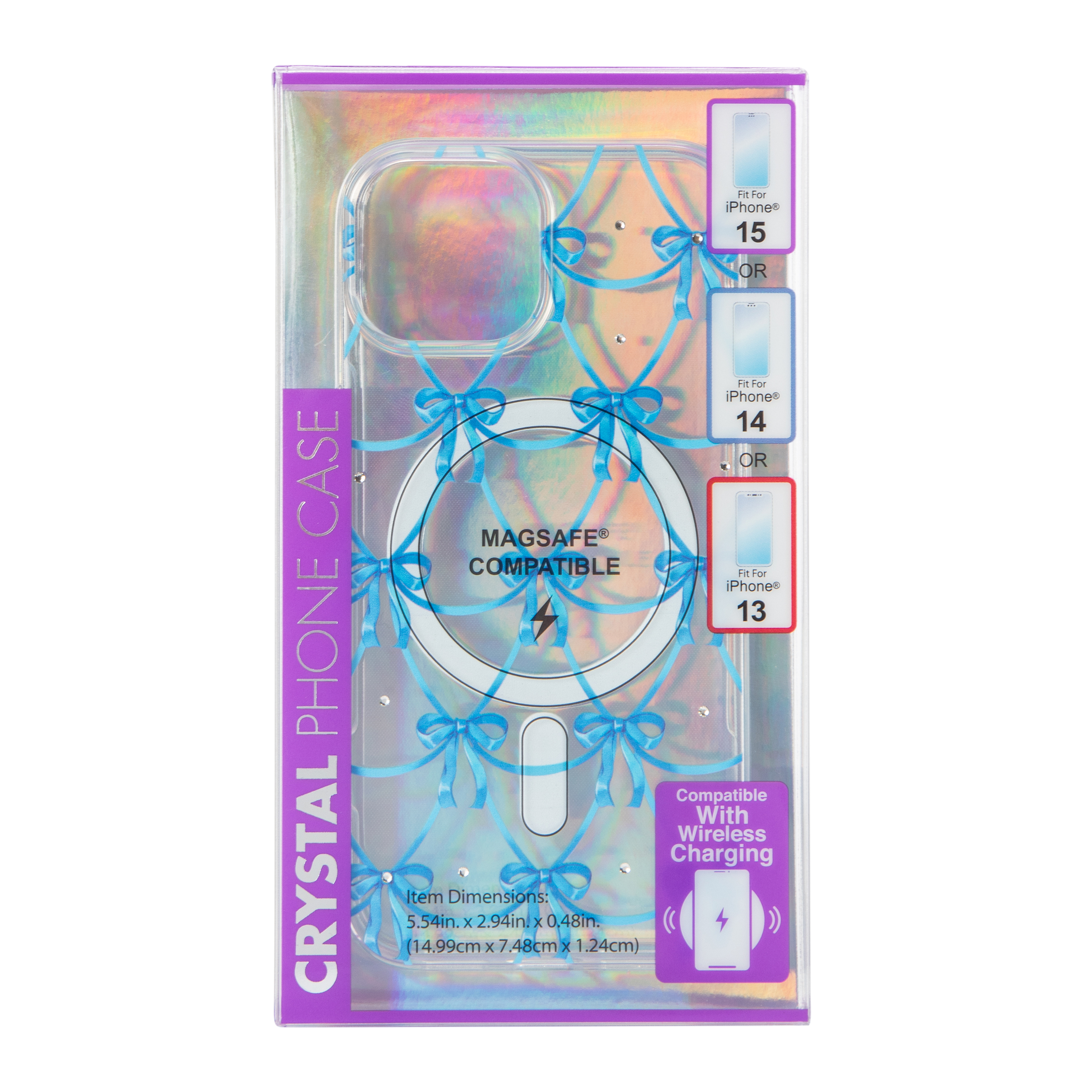 iPhone 16e®/15®/14®/13® Clear Crystal Phone Case