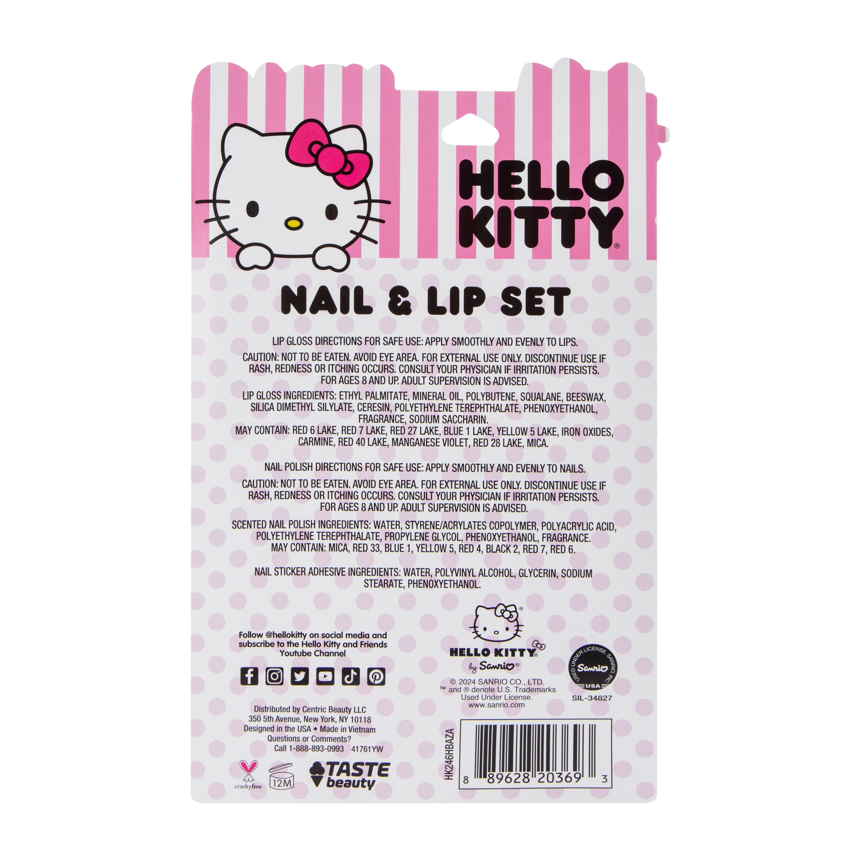 Hello Kitty® Nail & Lip Set