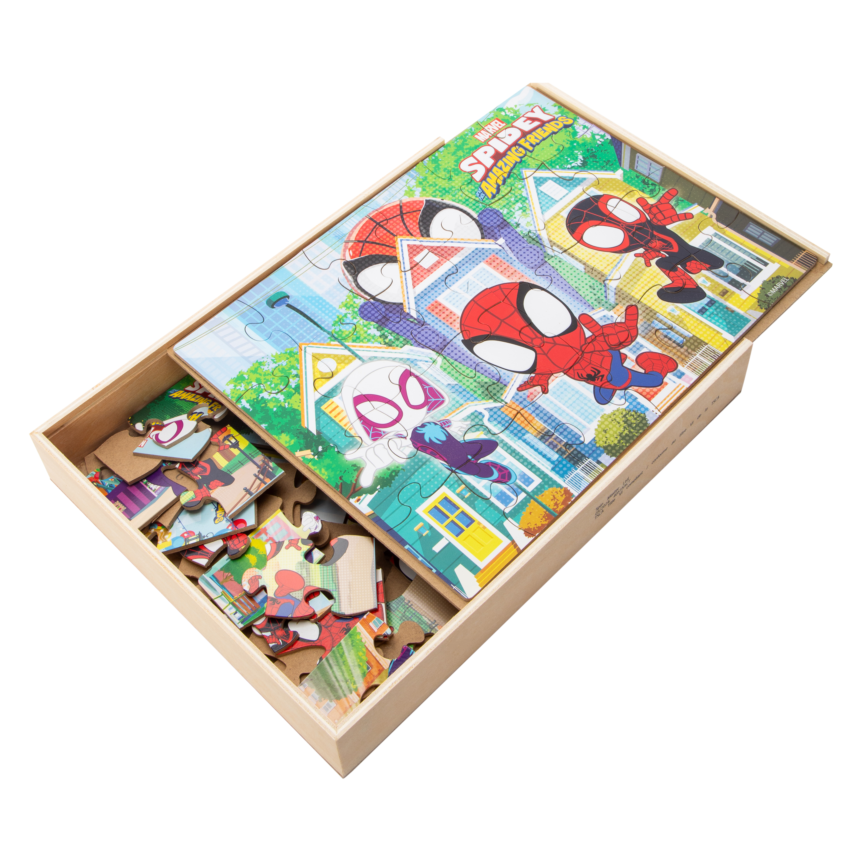 Marvel Spidey & His Amazing Friends Wood Puzzles 5-Count