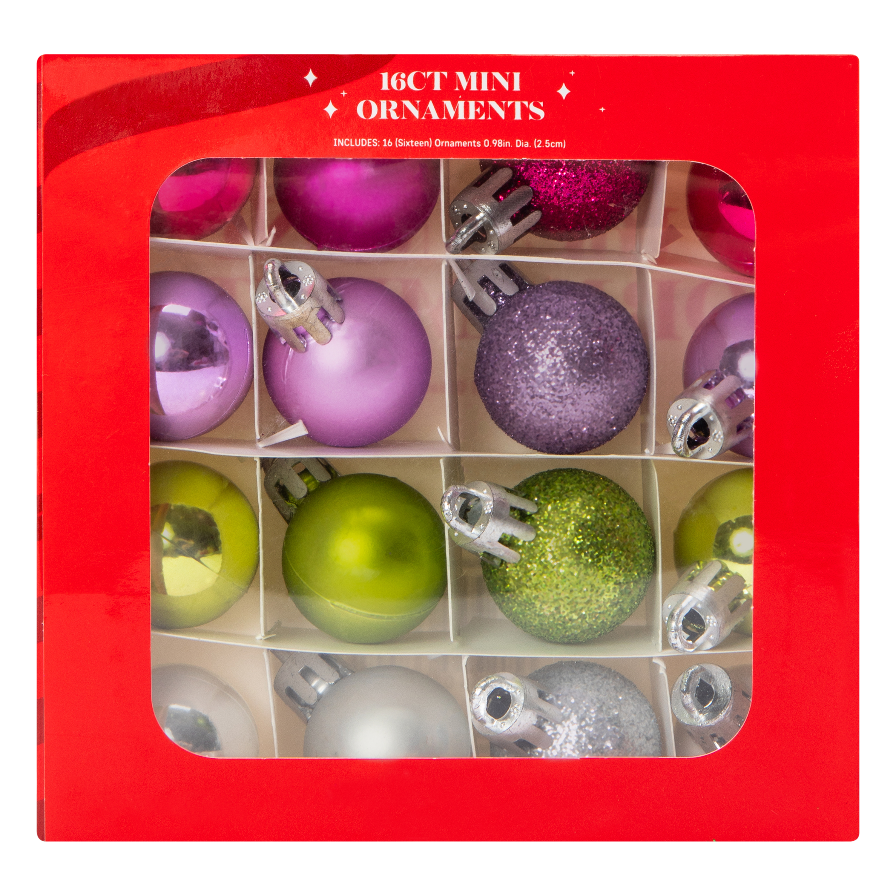 Amazon.com: 100 Mini Christmas Ornaments - Small Resin Tree