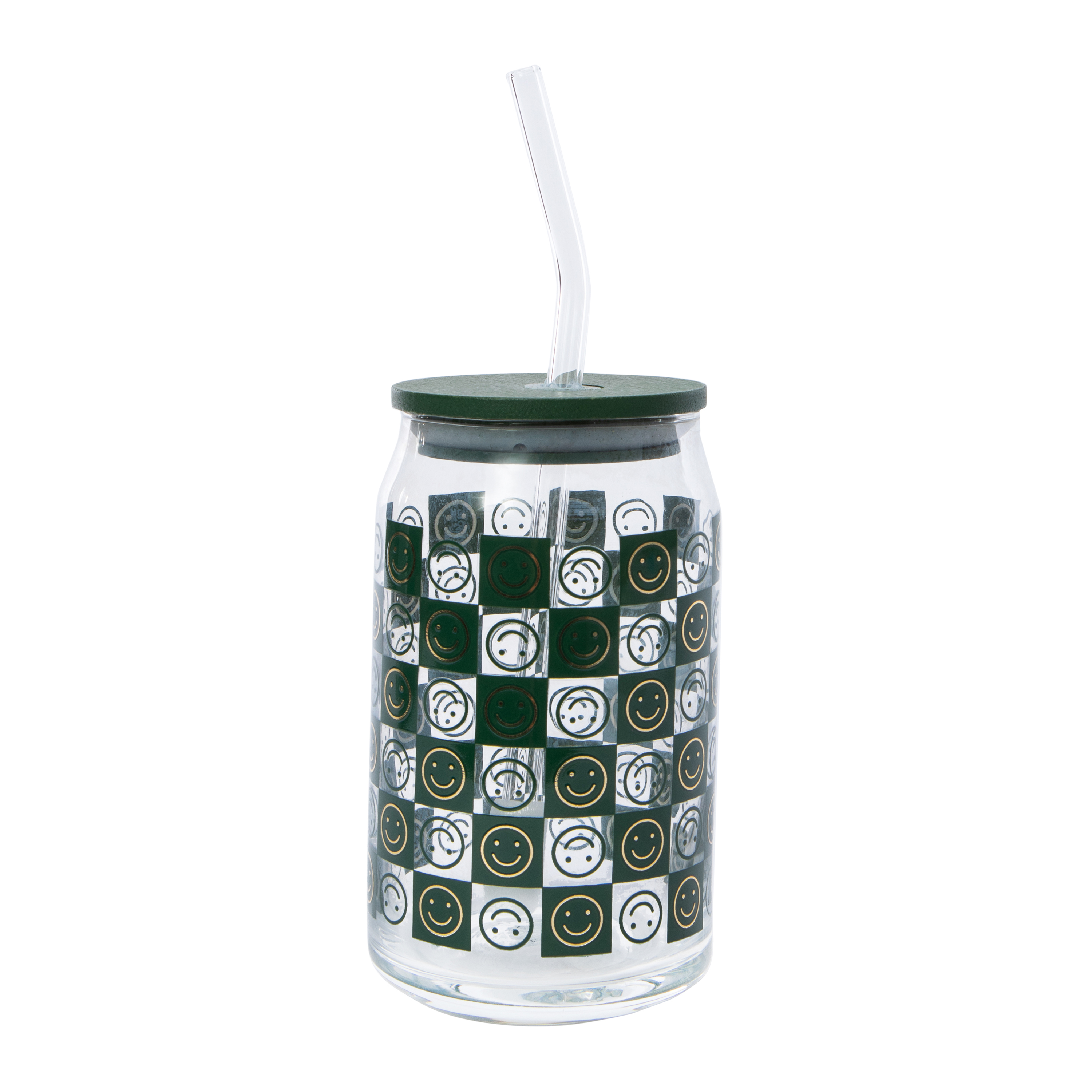 Glass Sipper Tumbler With Bamboo Lid 20oz