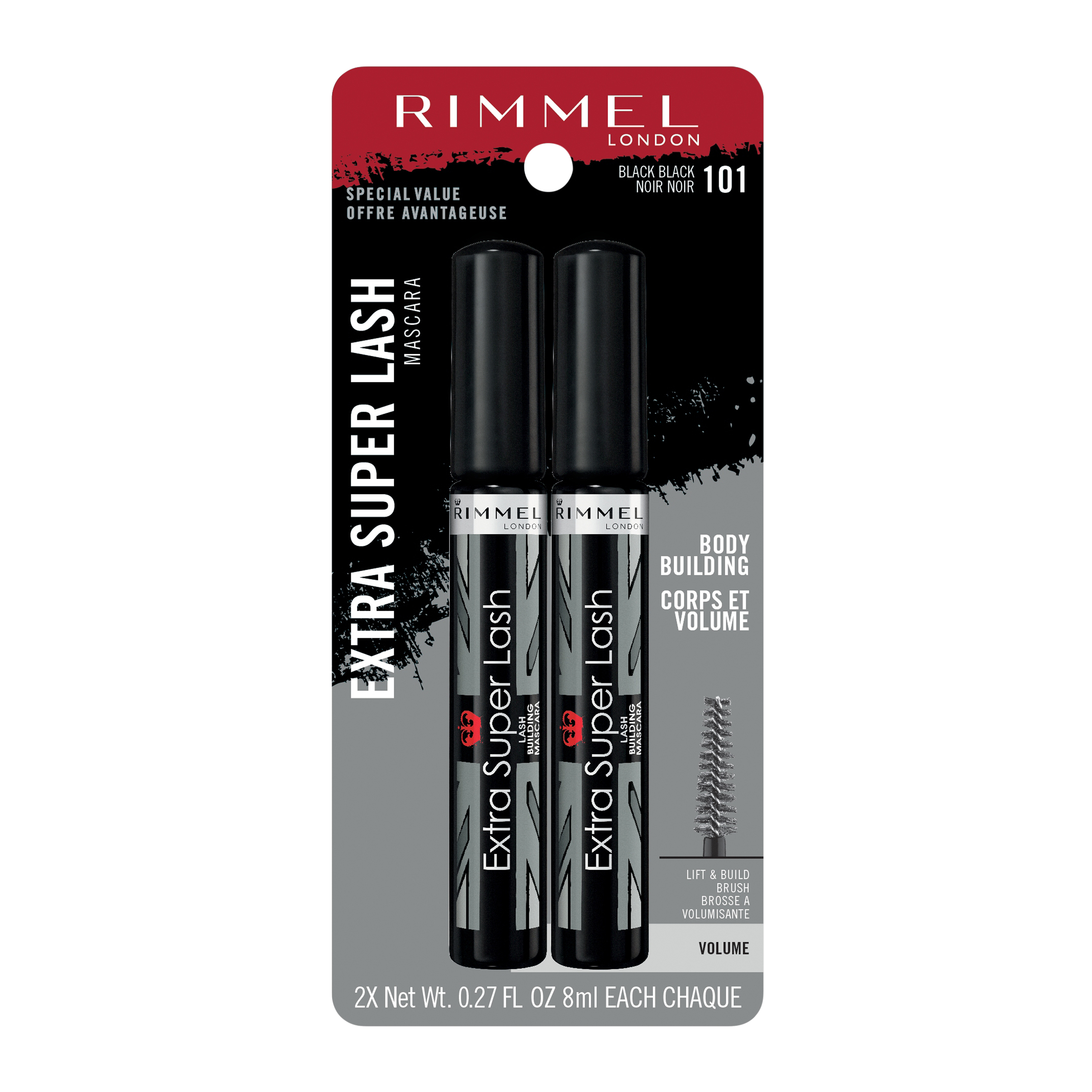 Rimmel Extra Super Lash Duo Pack in 101 Black Black