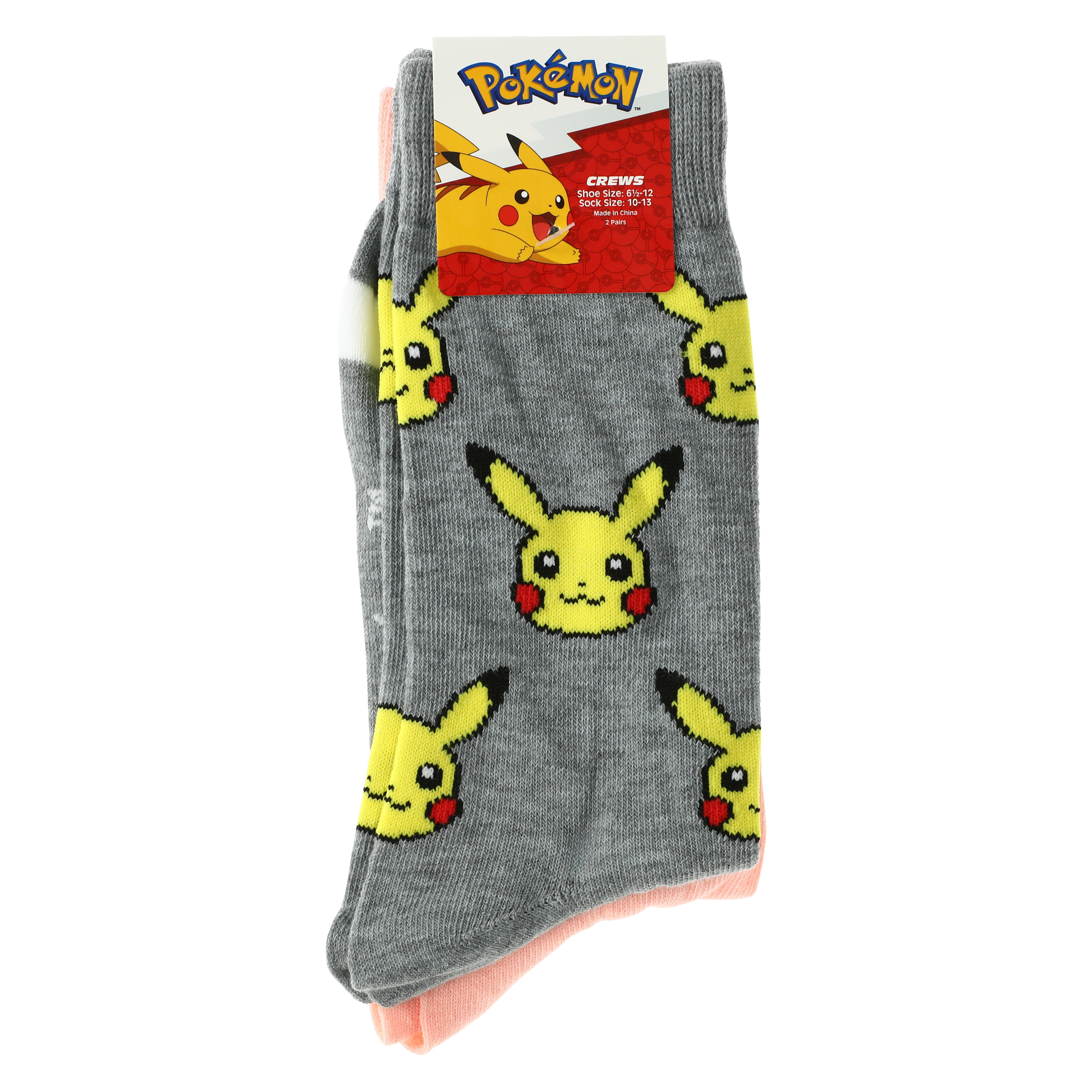Pokemon™ Mens Crew Socks 2-Pack