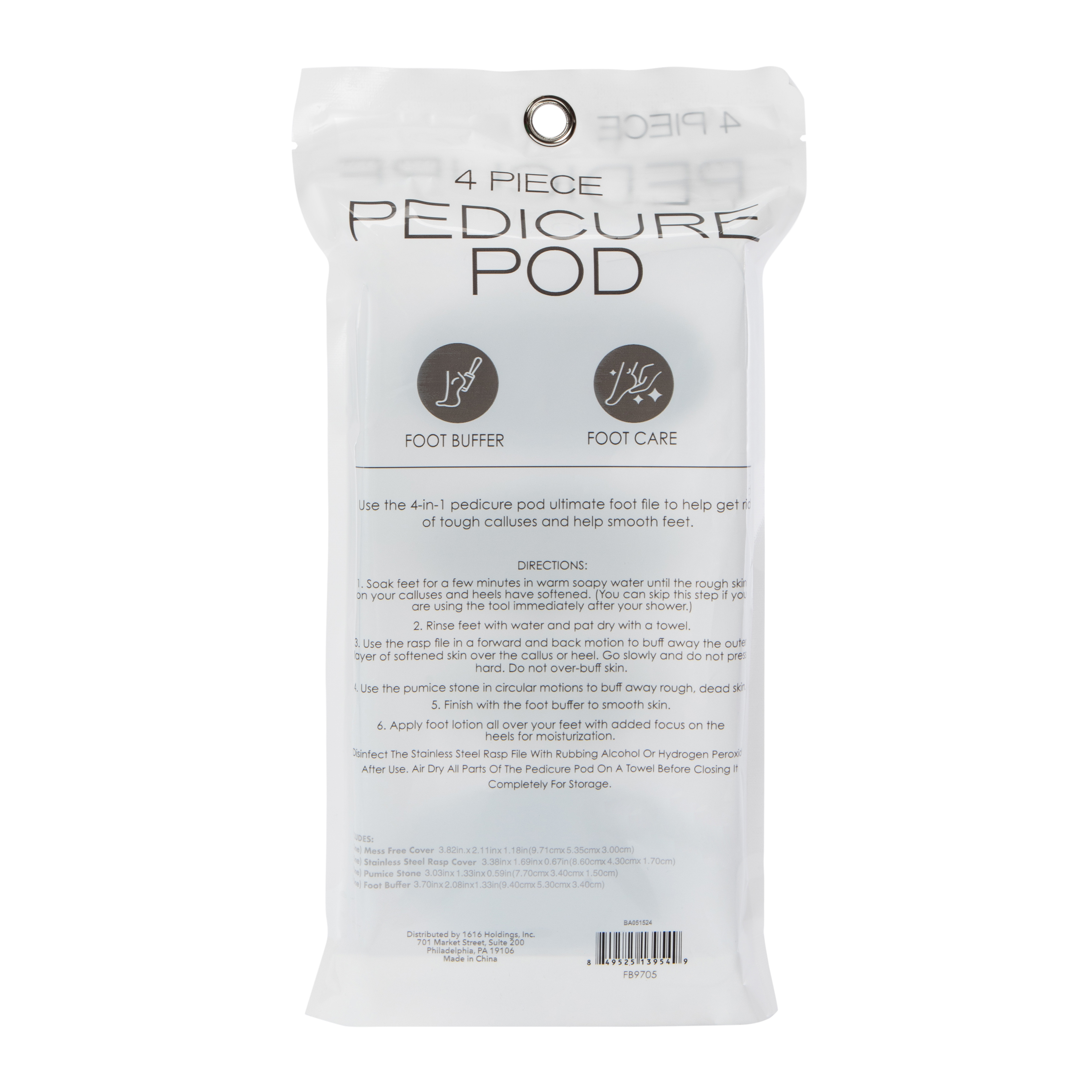 Pedicure Pod 4-Piece