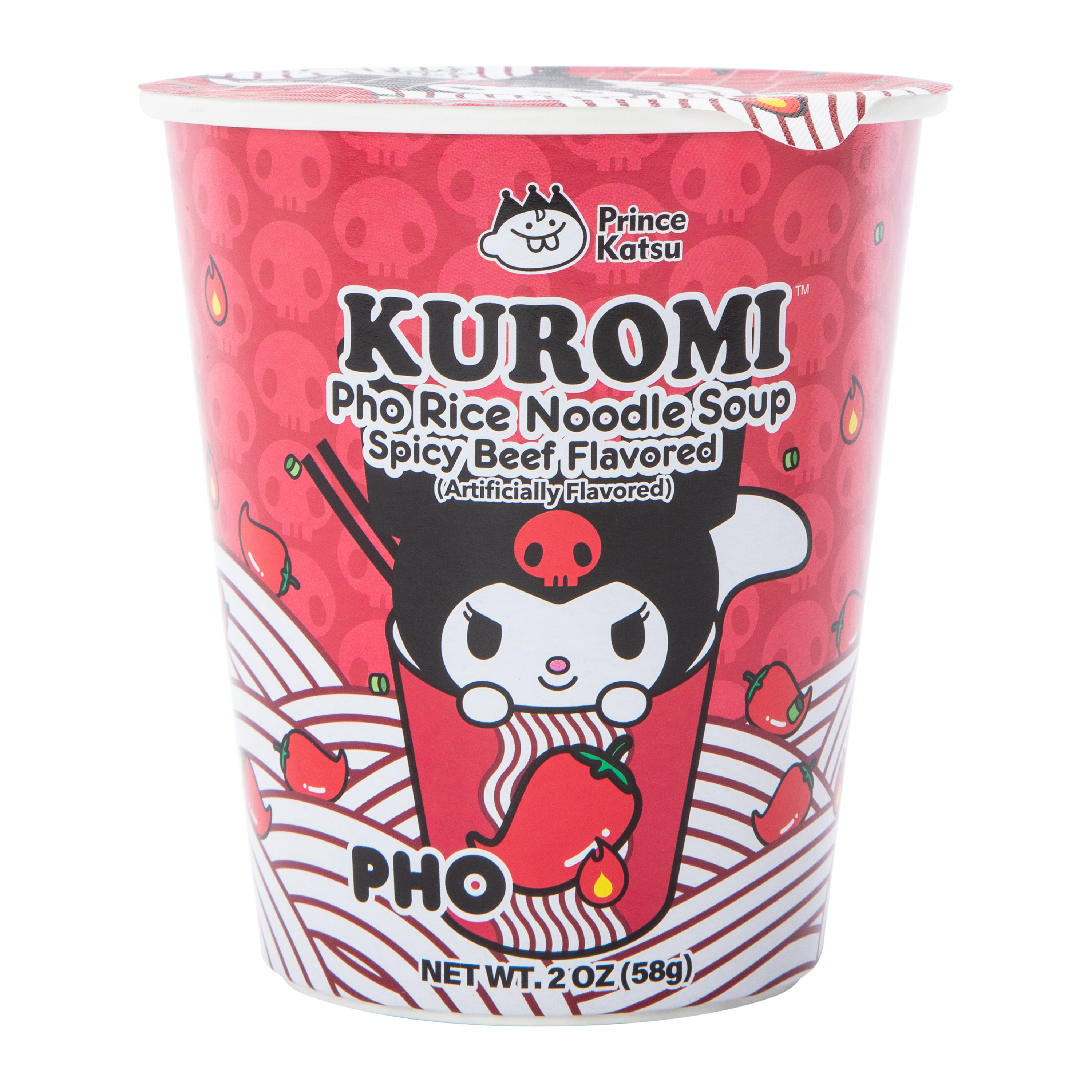 Hello Kitty® Kuromi Pho Rice Noodle Soup, Spicy Beef Flavor 2oz