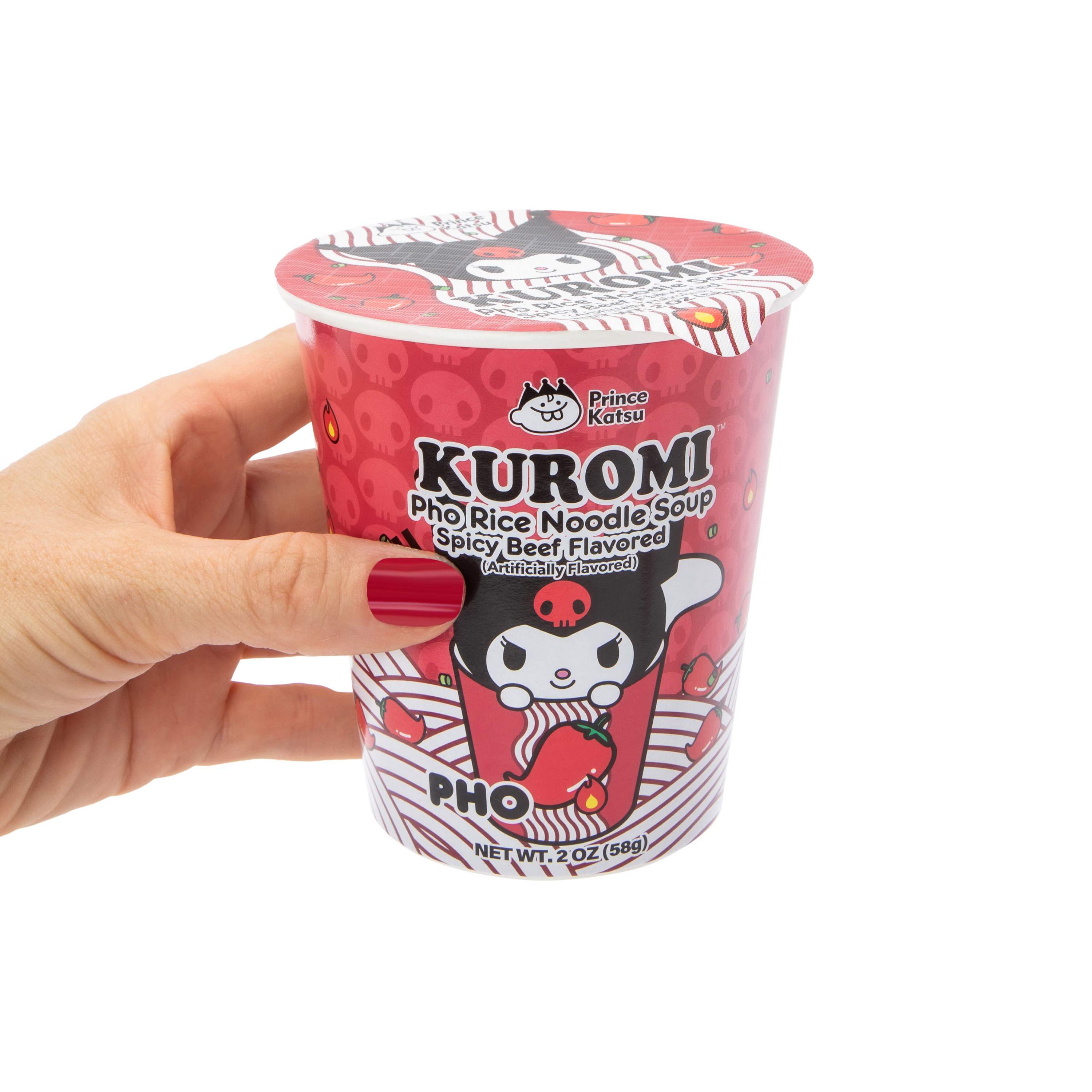 Hello Kitty® Kuromi Pho Rice Noodle Soup, Spicy Beef Flavor 2oz