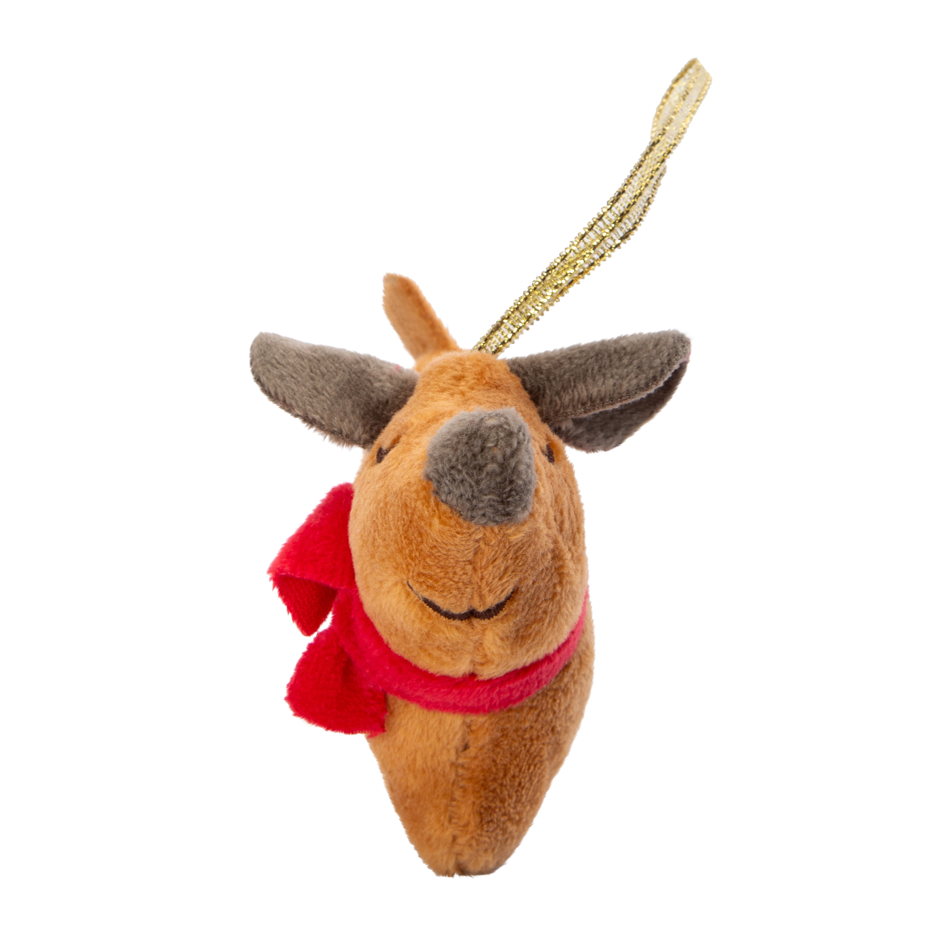 Fabric Dog Christmas Ornament