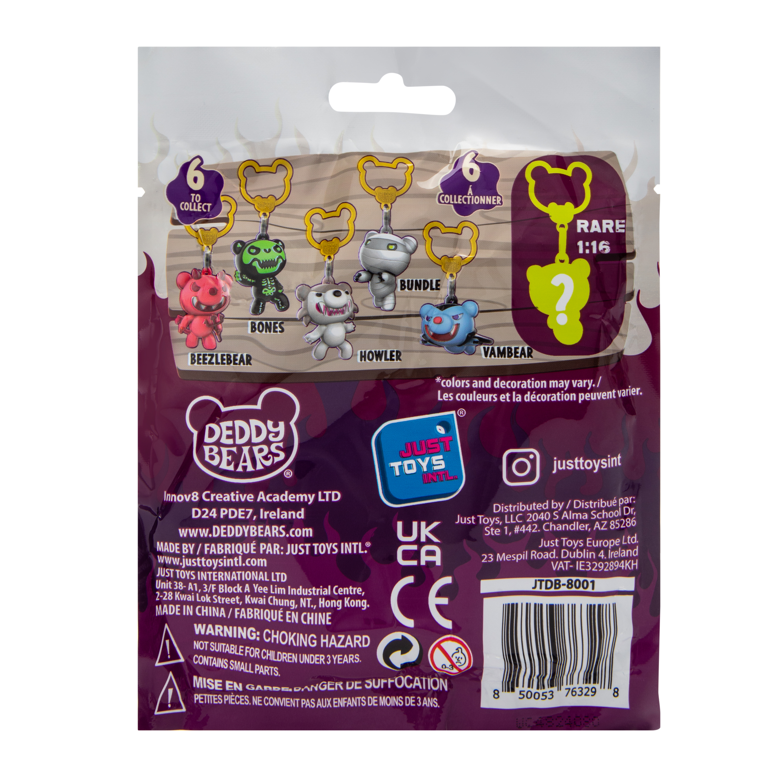 Deddy Bears® Backpack Hangers Blind Bag