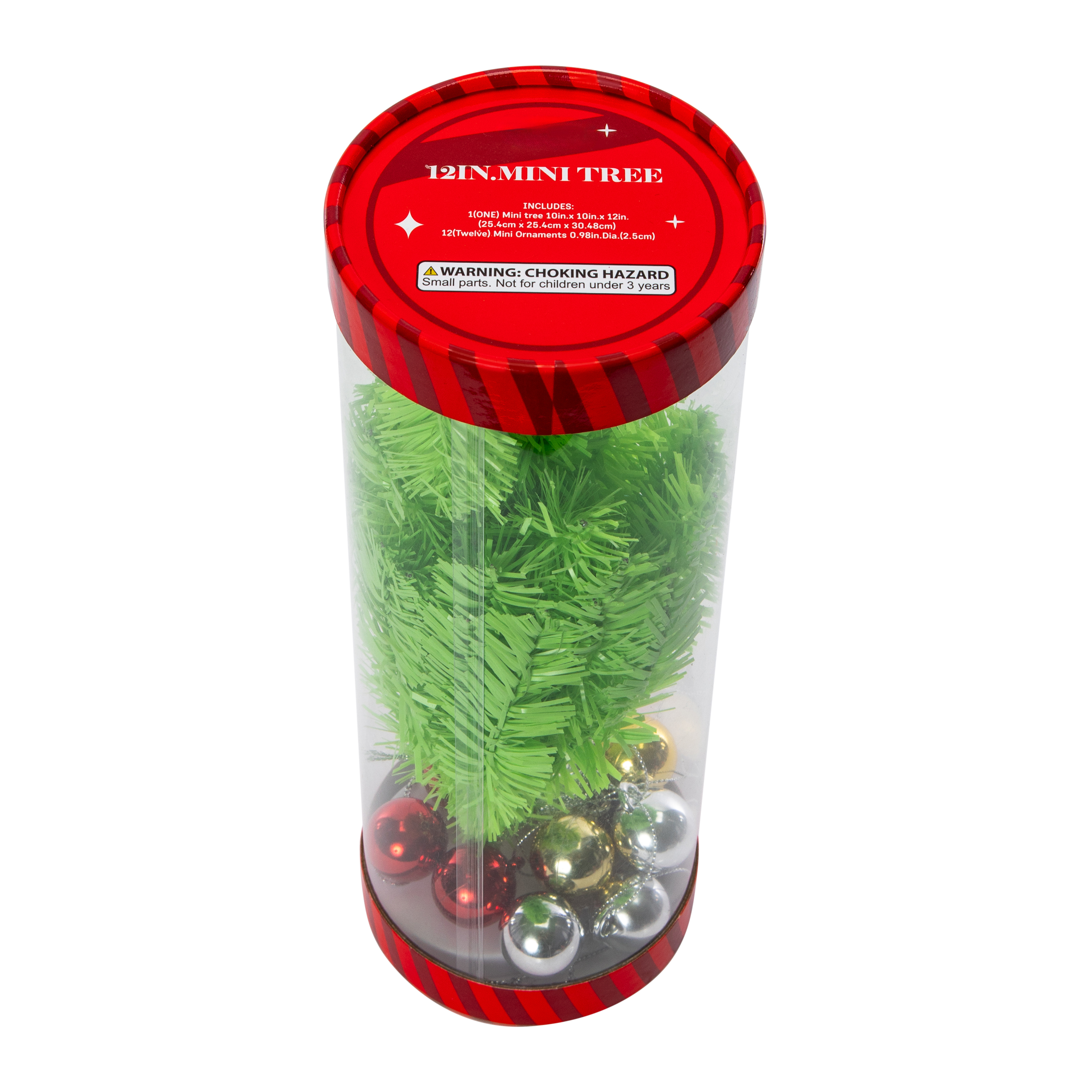 Mini Christmas Tree With Ornaments 10in x 12in
