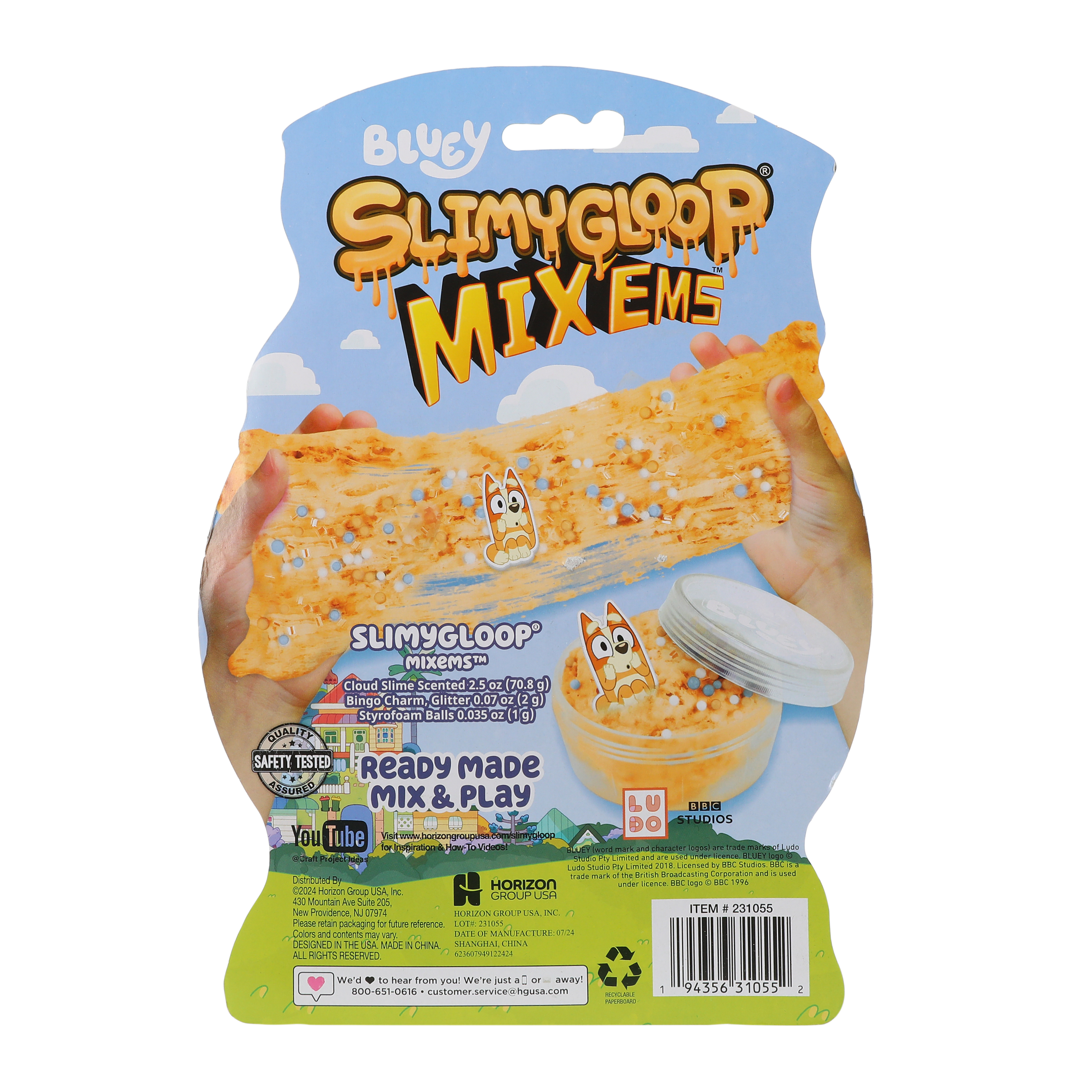 Bluey™ Slimygloop® Mix 'Ems Scented Slime Set