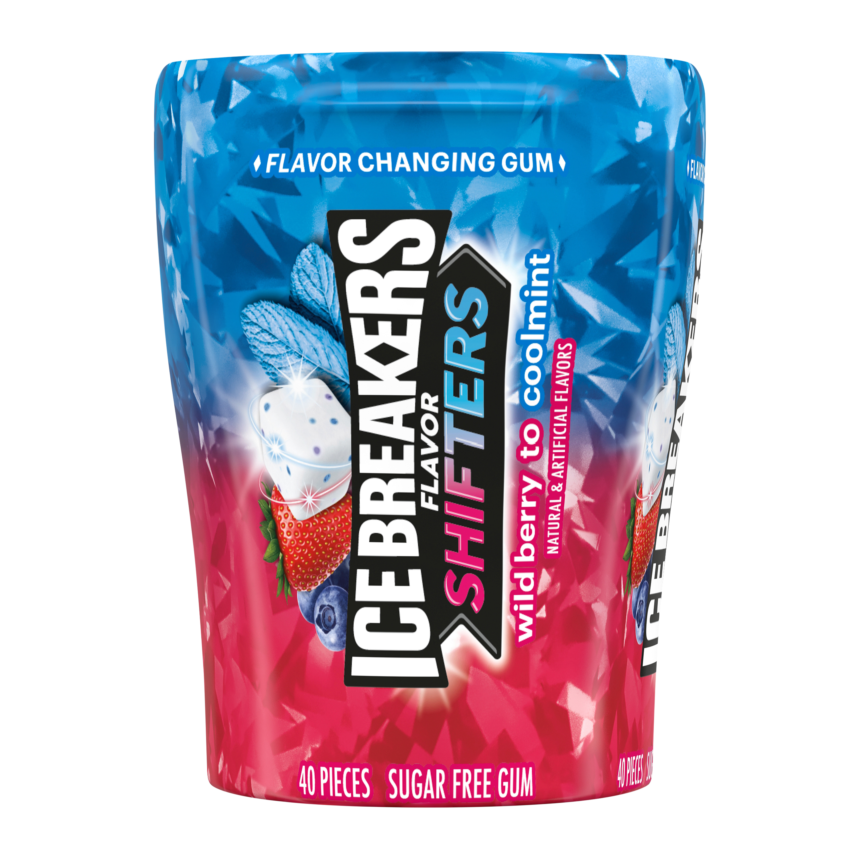 Icebreakers Flavor Shifters Sugar Free Gum 40-Count - Wild Berry to Coolmint
