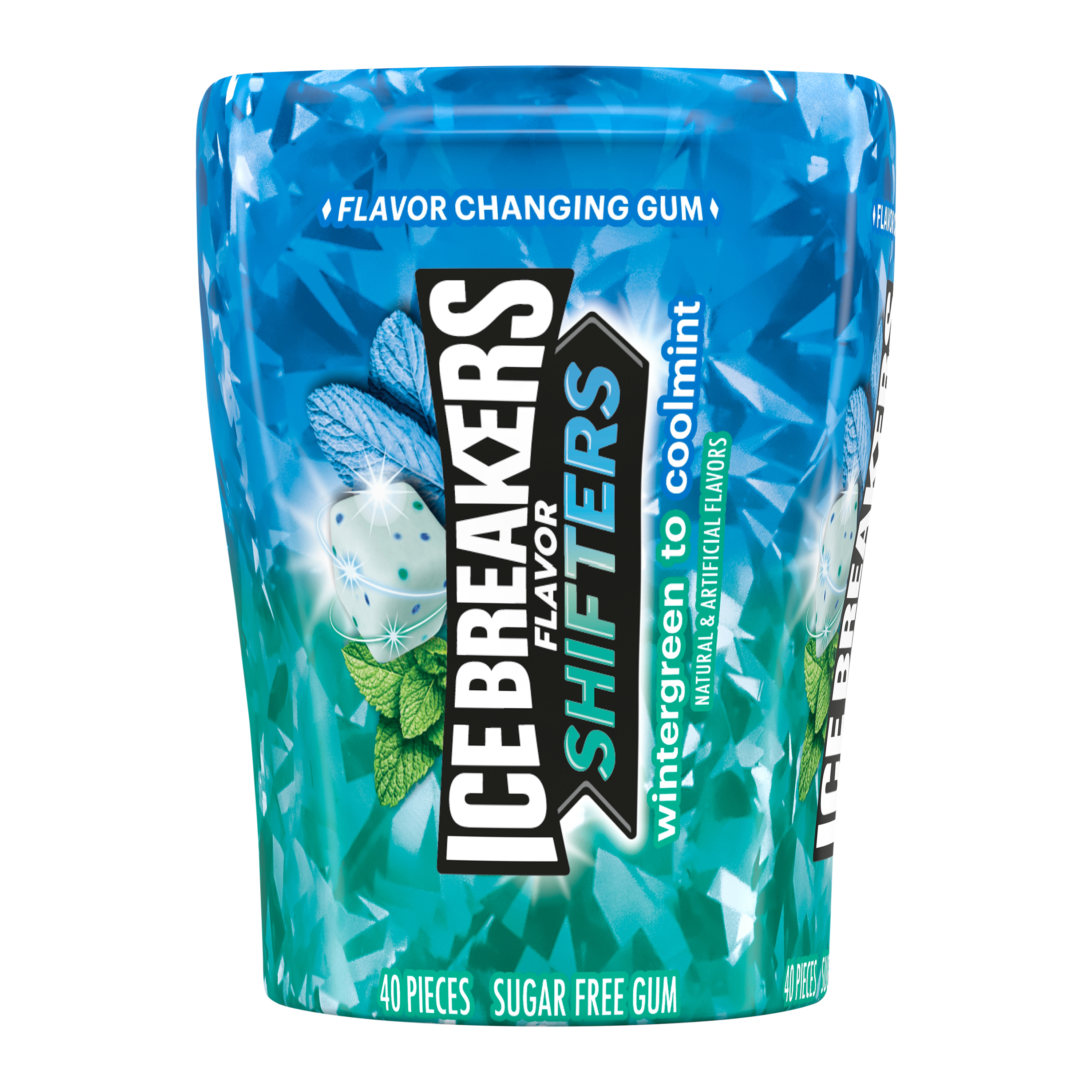 Icebreakers Flavor Shifters Sugar Free Gum 40-Count - Wintergreen to Coolmint
