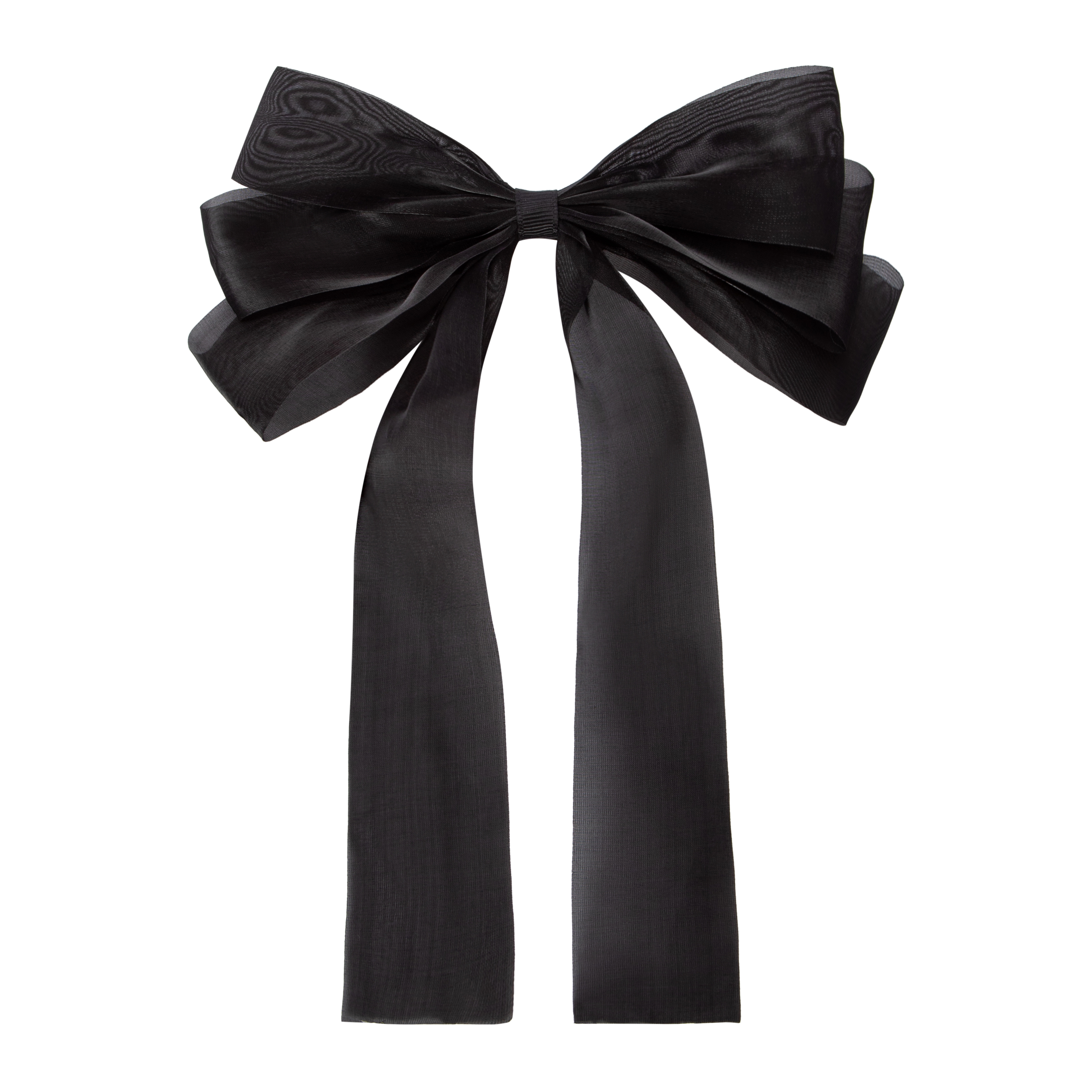 Sheer Shimmer Clip-On Hair Bow 7.87in x 10in
